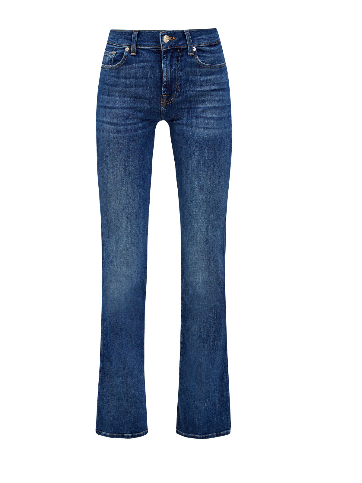 Расклешенные джинсы Soho Bootcut из денима делаве 7 FOR ALL MANKIND, цвет синий, размер S;M;M;L;XS - фото 1