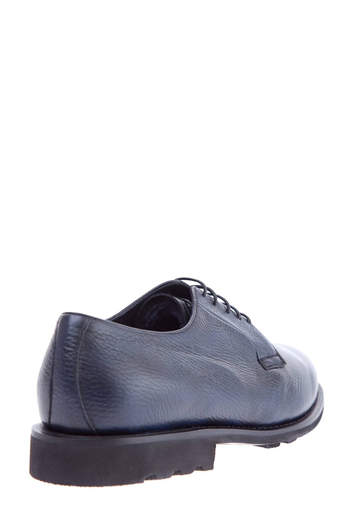 Утепленные мехом ботинки-дерби на рифленой подошве BARRETT, цвет синий, размер 40;43.5 - фото 4