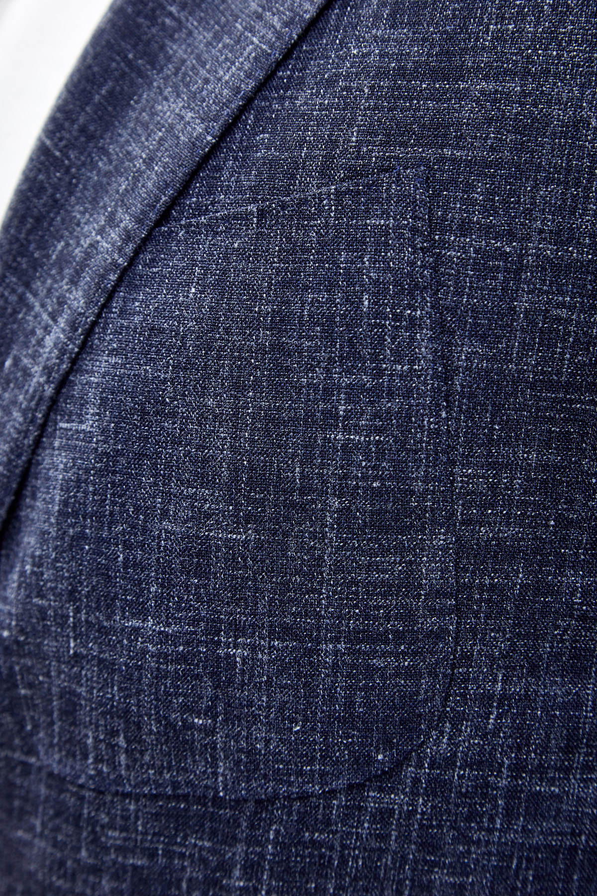 Костюм из шерстяной ткани Travel с мелованным принтом CANALI, цвет синий, размер 46;56;52 - фото 5