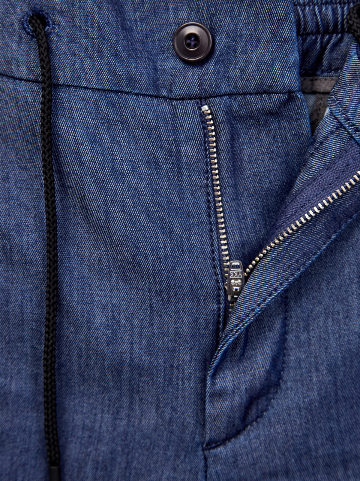 Тонкие брюки с защипами и поясом на регулируемой кулиске CANALI, цвет синий, размер 50;52;54;56;48 - фото 7