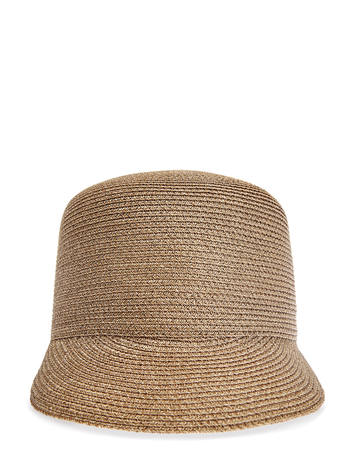 Плетеная шляпа с символикой из мерцающих кристаллов Swarovski® LORENA ANTONIAZZI, цвет бежевый, размер S;M - фото 1