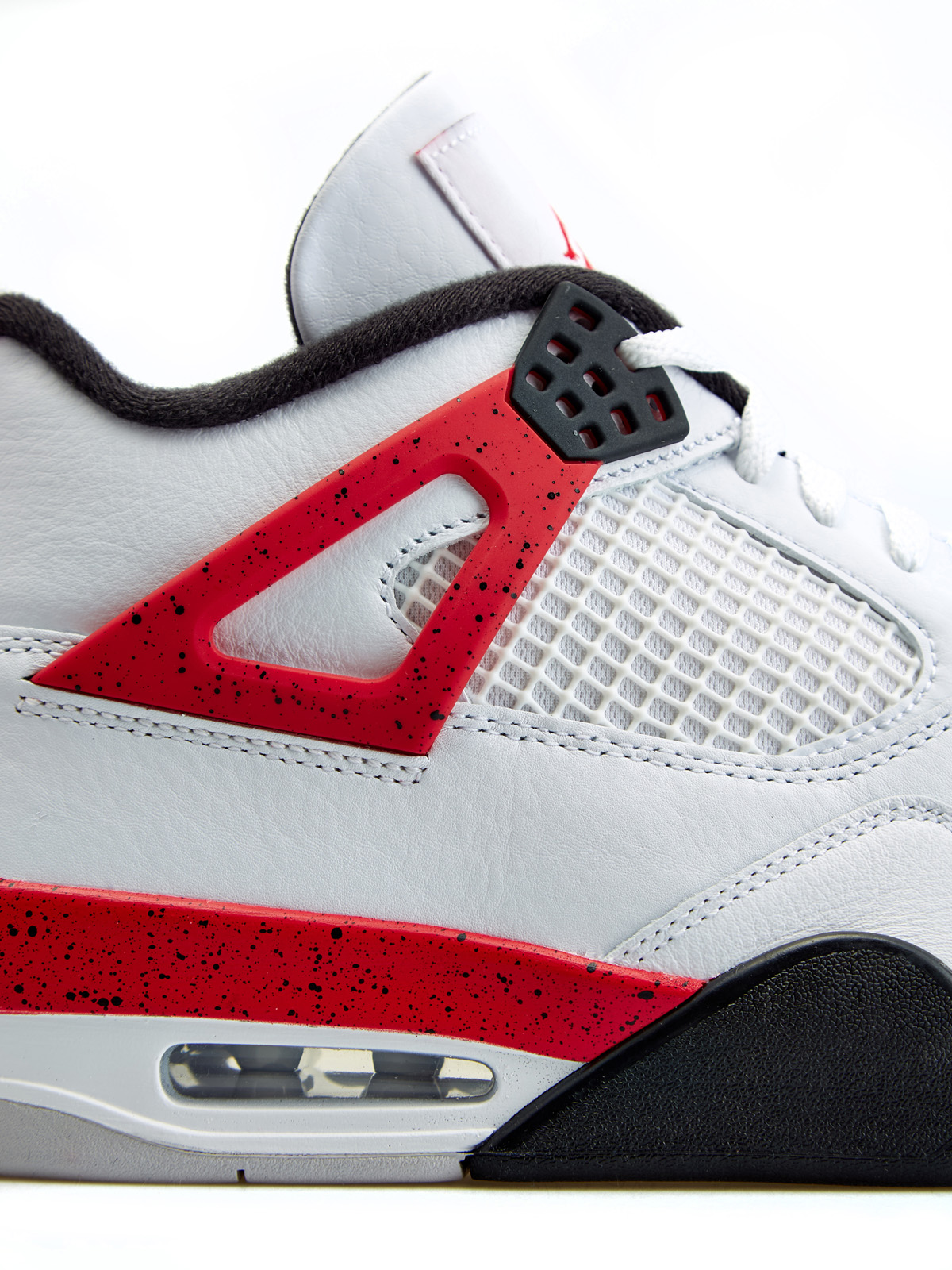 Кроссовки Jordan 4 Retro 'Red Cement' Белый, фото 4