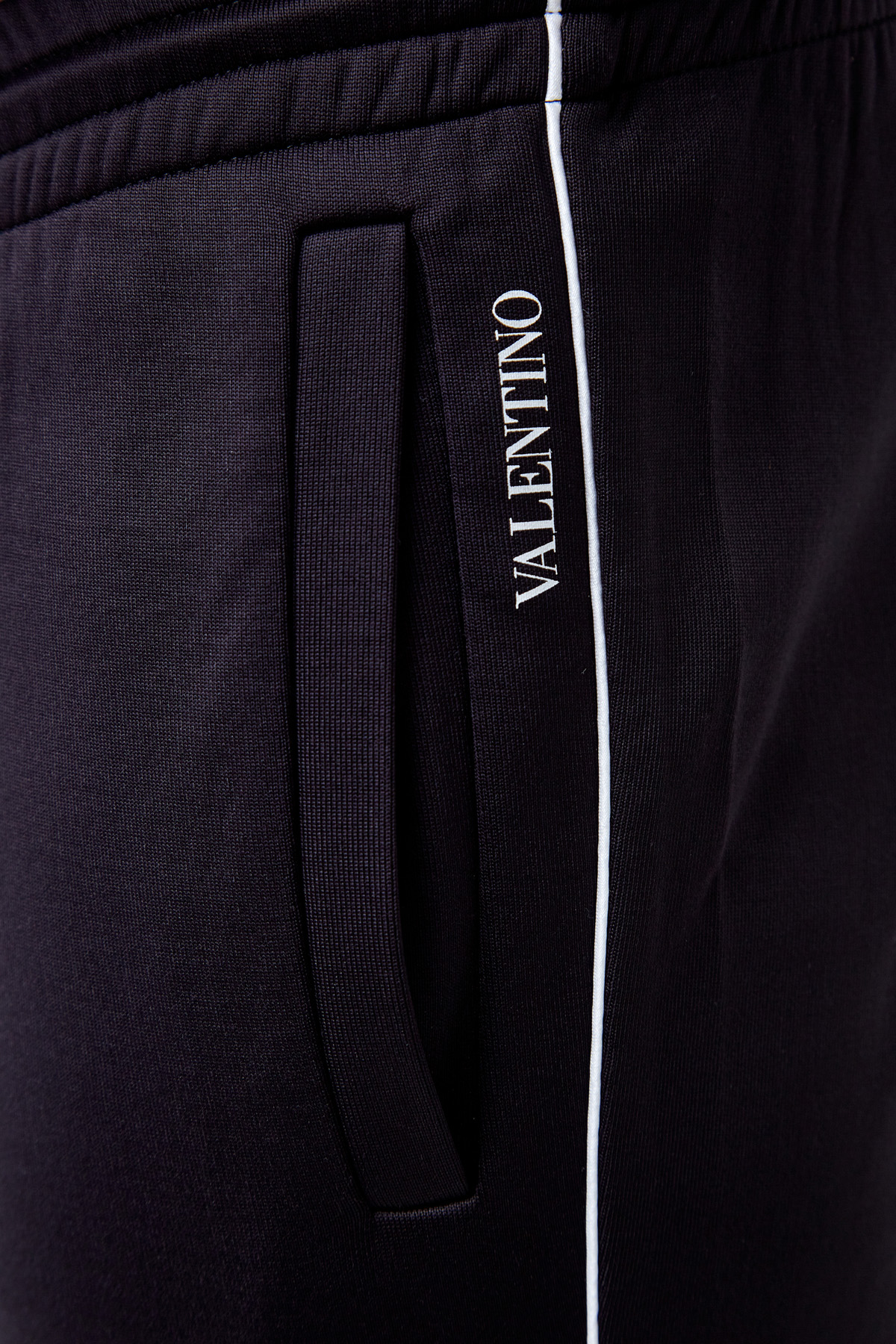 Зауженные брюки с тонкими лампасами VALENTINO, цвет черный, размер 48;52 - фото 5