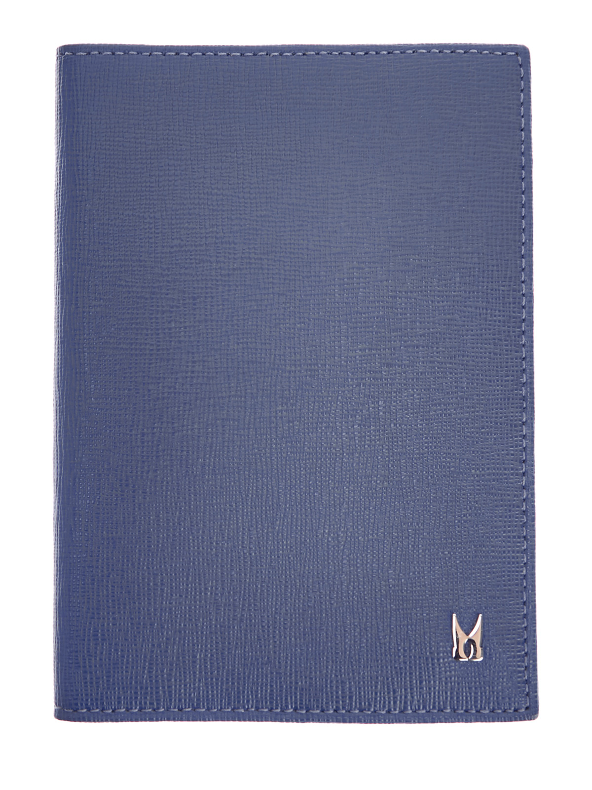 Обложка для паспорта из фактурной сафьяновой кожи MORESCHI, цвет синий, размер 40;41;41.5;43;43.5;44;42 - фото 1