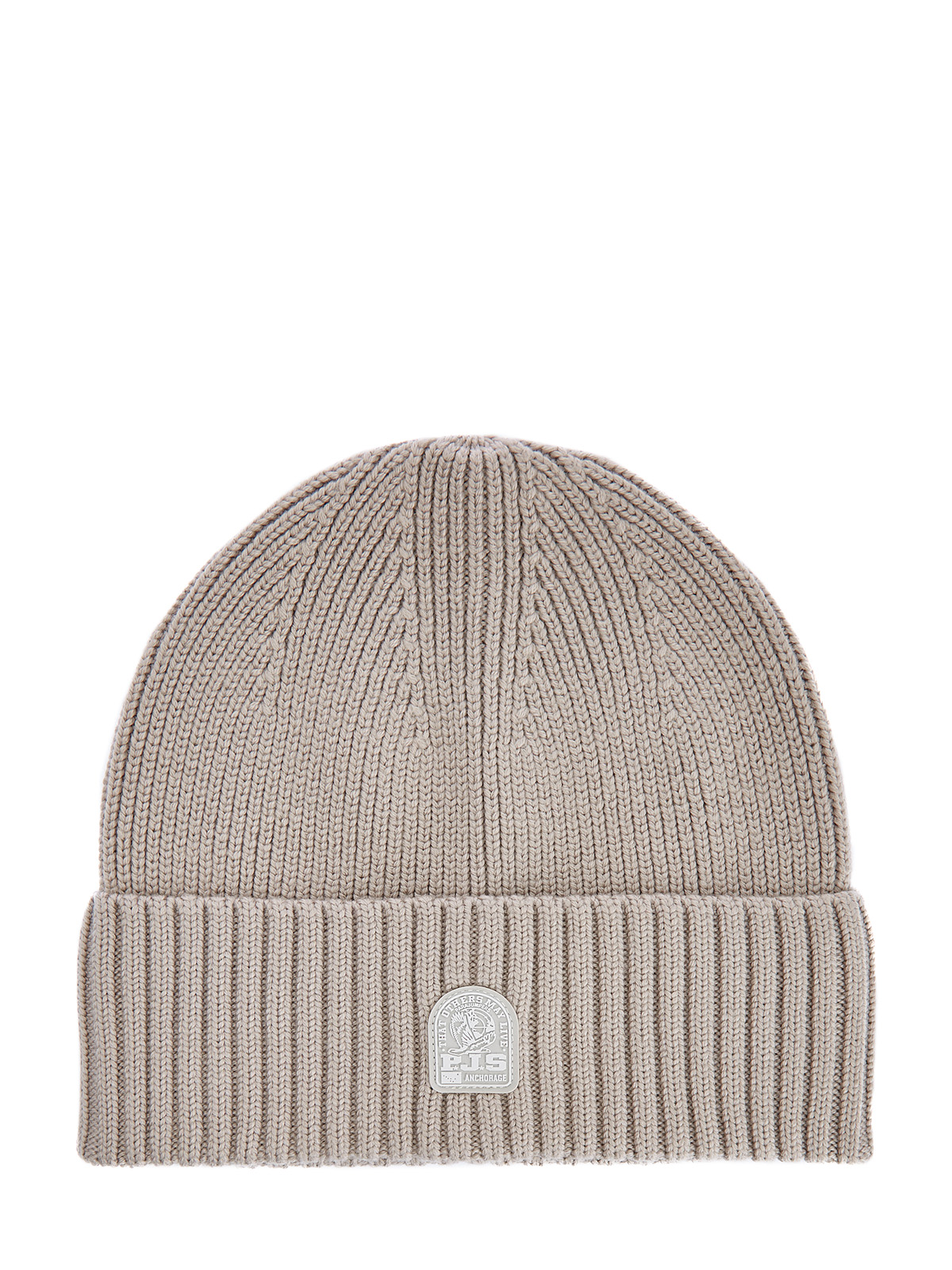 Шапка из шерсти мериноса английской вязки с патчем 11800₽