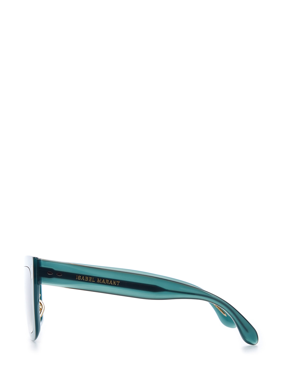 Очки в oversize-оправе с металлизированным логотипом Isabel Marant(sunglasses), цвет голубой - фото 3
