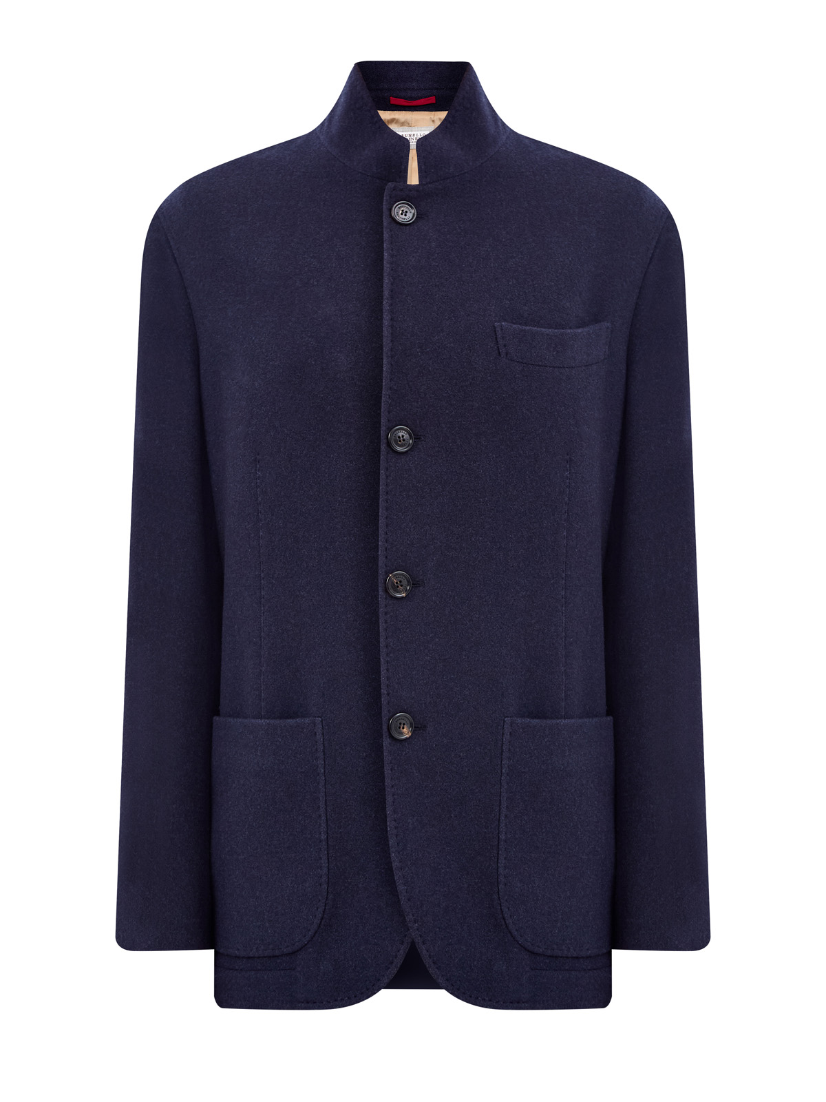 Куртка-пиджак из водоотталкивающей кашемировой ткани BRUNELLO CUCINELLI, цвет синий, размер 46;48;50;52