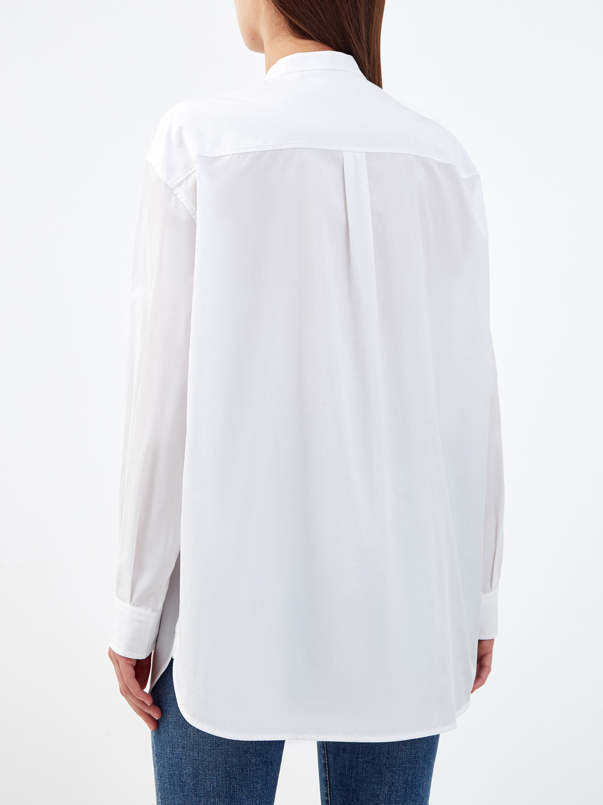 Объемная рубашка из капсульной коллекции Future Heritage с монограммой BURBERRY, цвет белый, размер S;L;XL;2XL;M - фото 4
