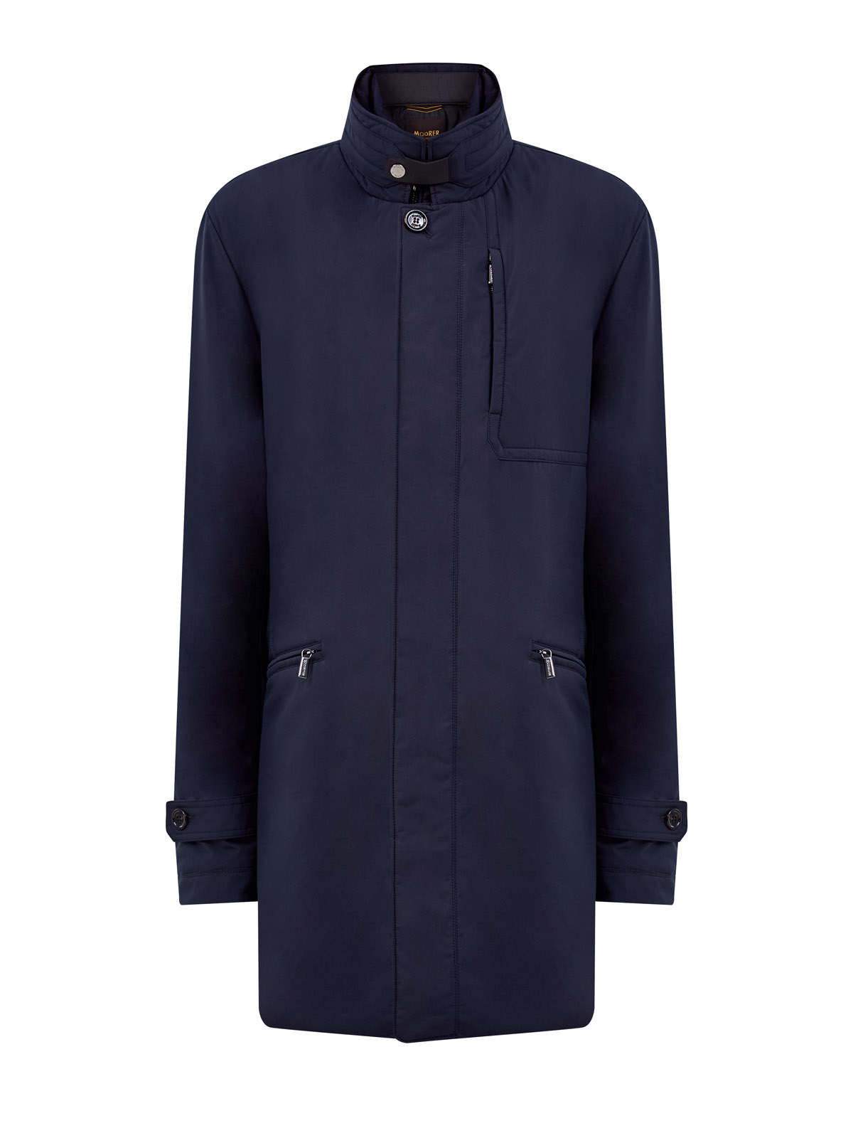 Пуховик-трансформер с потайным капюшоном и стеганой вставкой 239800₽