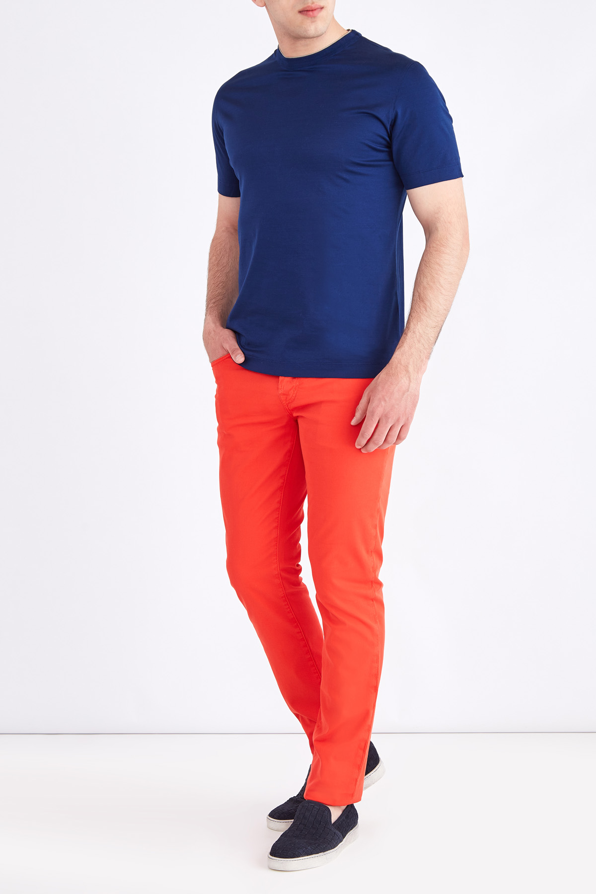 джинсы SARTORIA TRAMAROSSA, цвет оранжевый, размер 44;54 - фото 2
