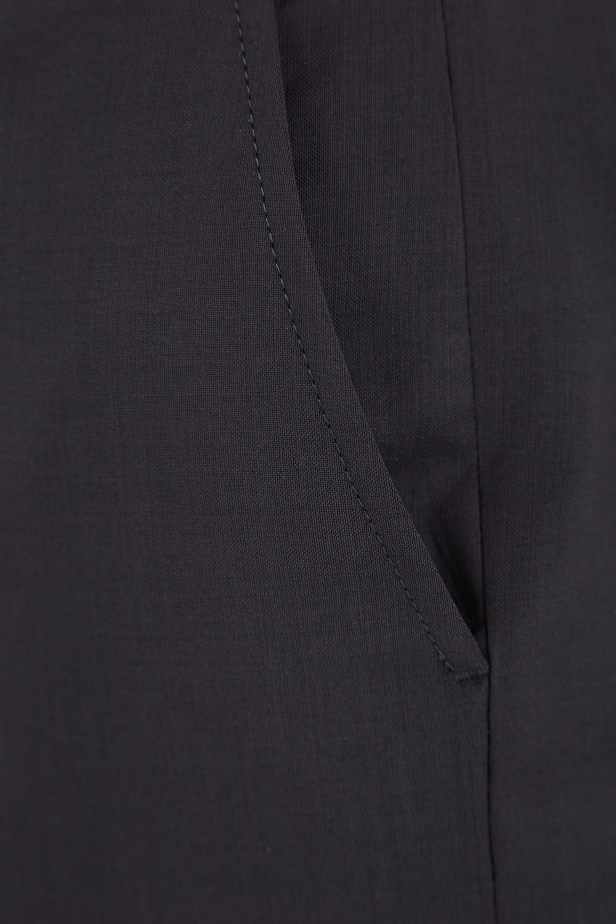 Шерстяные брюки в классическом стиле ETRO, цвет черный, размер 48 - фото 6