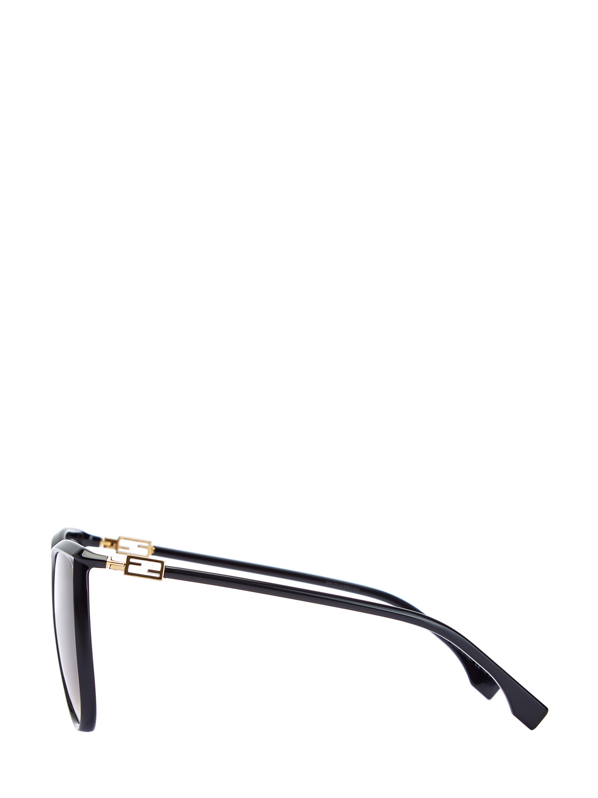 Легкие очки в глянцевой oversize-оправе FENDI (sunglasses), цвет мульти, размер 5;5.5;6;6.5;7;7.5;8;9;10 - фото 3