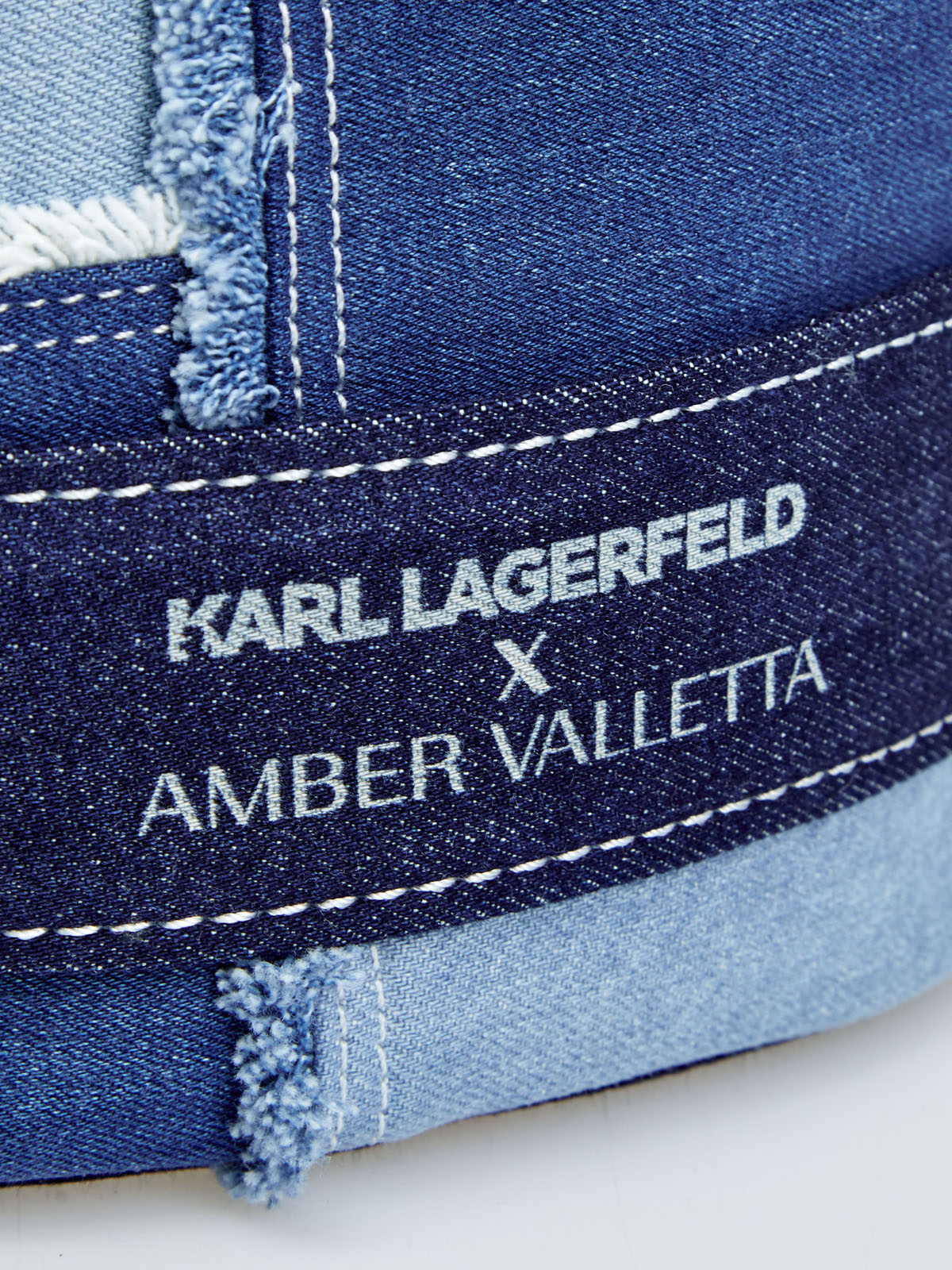 Джинсовая сумка из коллекции KARL X AMBER VALLETTA KARL LAGERFELD, цвет синий, размер 50;58;60;56 - фото 6
