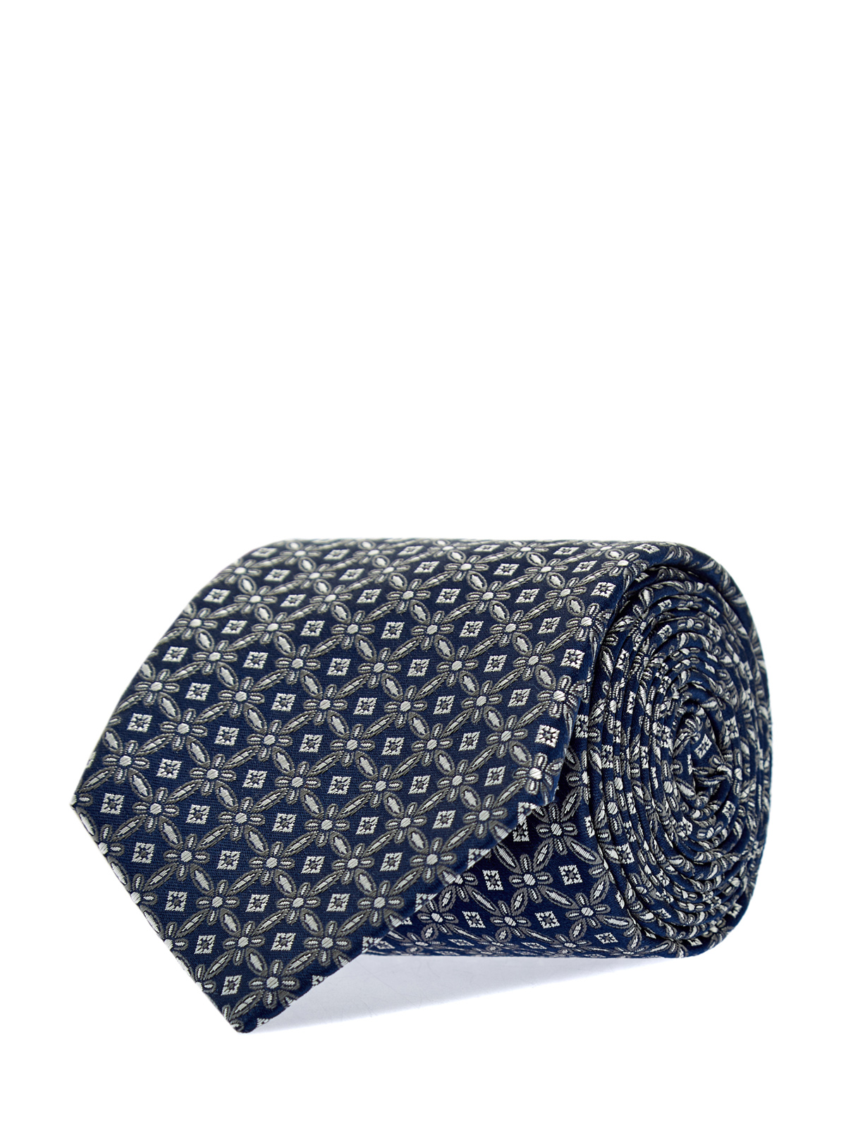 

Галстук из шелка с вышитым жаккардовым узором, Мульти, Галстук из шелка с вышитым жаккардовым узором