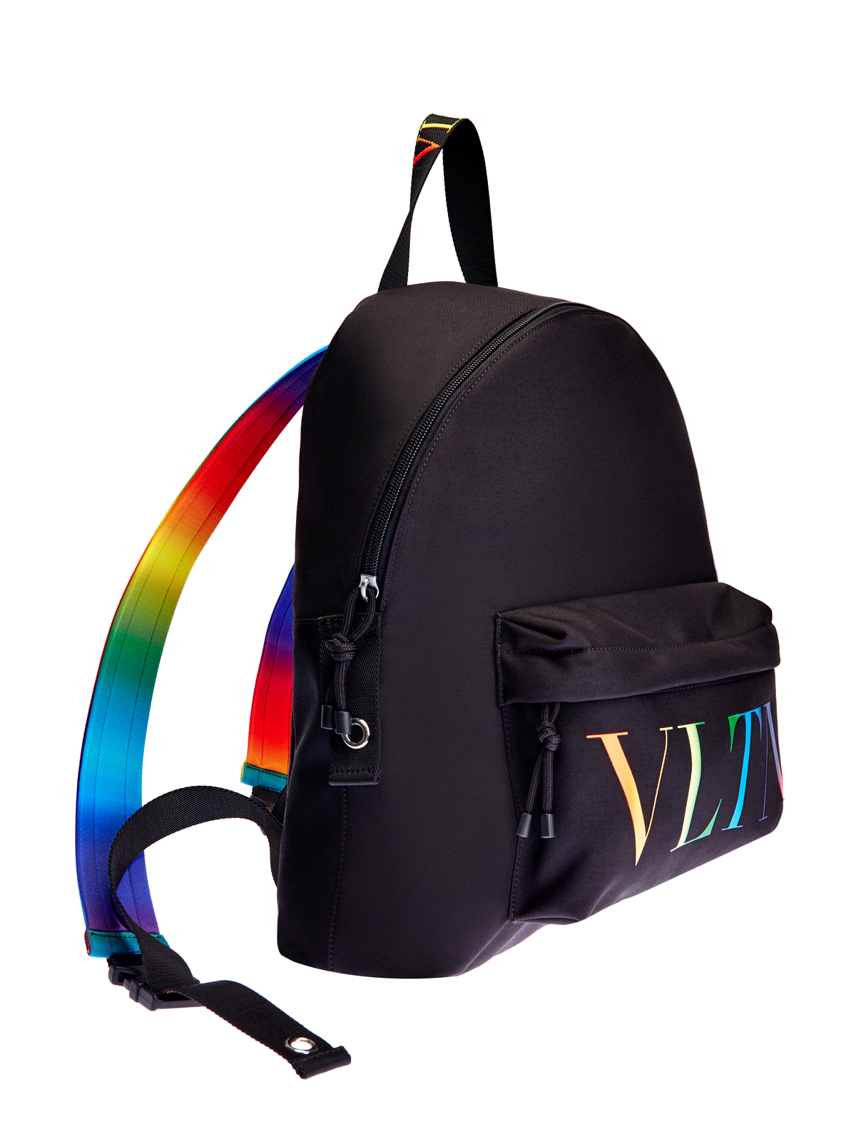 Рюкзак из нейлона с градиентным принтом VLTN Multicolor VALENTINO, цвет черный, размер 48;50;52;56;54 - фото 3