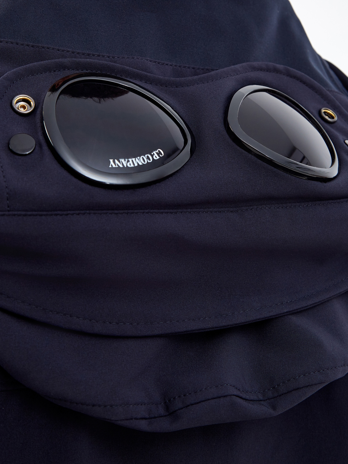 Куртка из матового нейлона C.P. Shell-R с линзами Goggle C.P.COMPANY, цвет синий, размер M;L;XL;2XL;3XL - фото 5