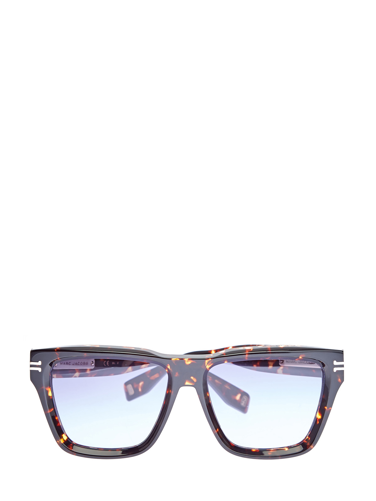 Солнцезащитные очки-вайфареры в квадратной оправе MARC JACOBS (sunglasses), цвет коричневый, размер S;M;L - фото 1
