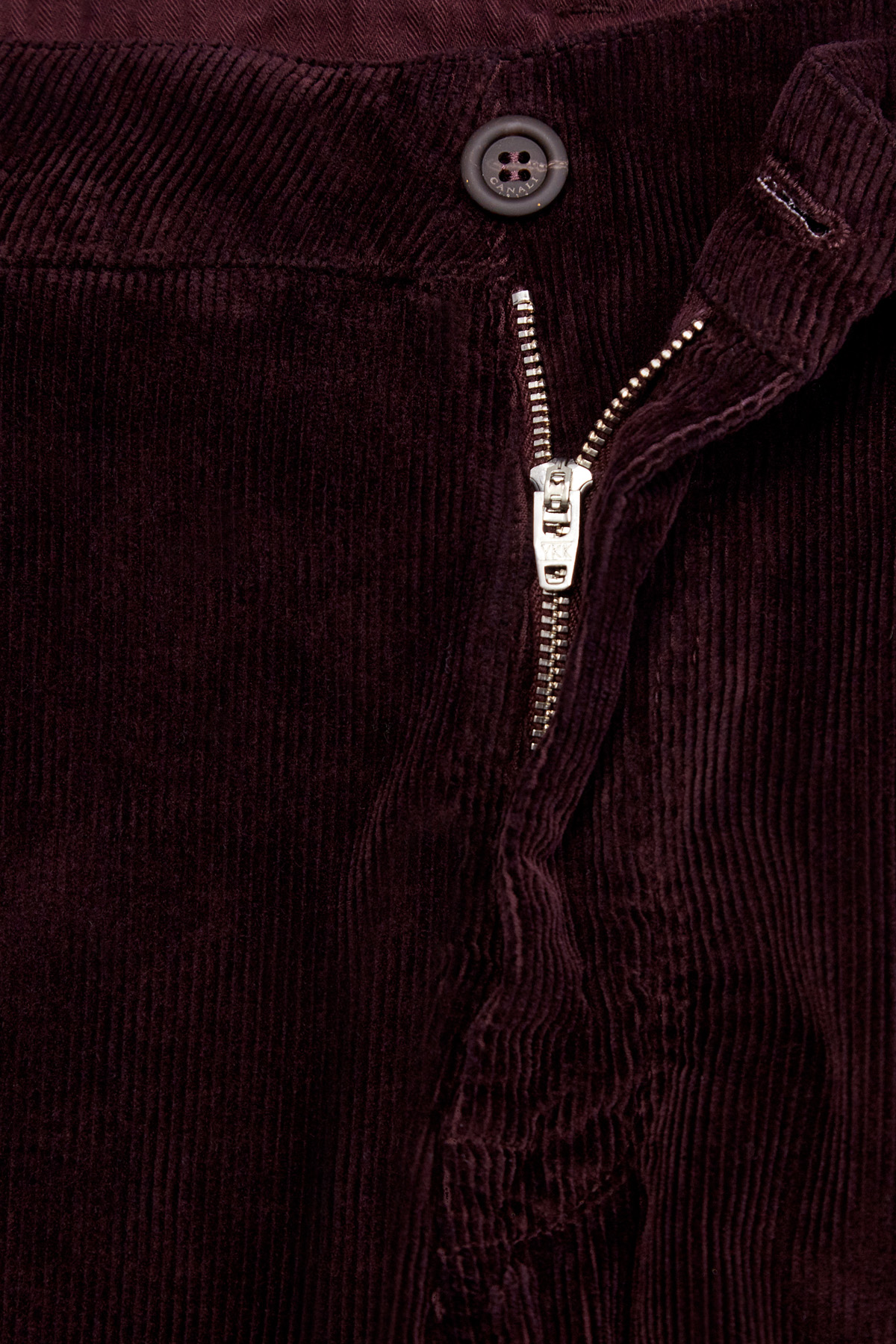 Вельветовые джинсы из хлопка цвета бургунди CANALI, размер 48;52;54;46;50 - фото 7