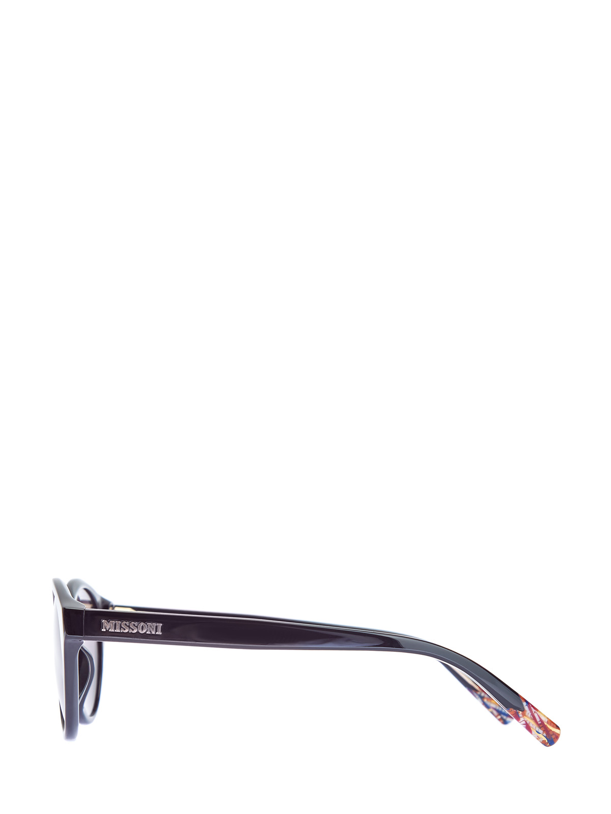 Солнцезащитные очки Cat Eye из гипоаллергенного ацетата MISSONI, цвет черный, размер S;M;L - фото 3