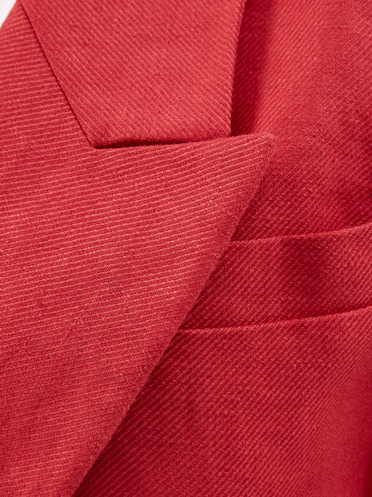 Удлиненный жилет из льняного твила с цепочкой Мониль BRUNELLO CUCINELLI, цвет красный, размер 44 - фото 5