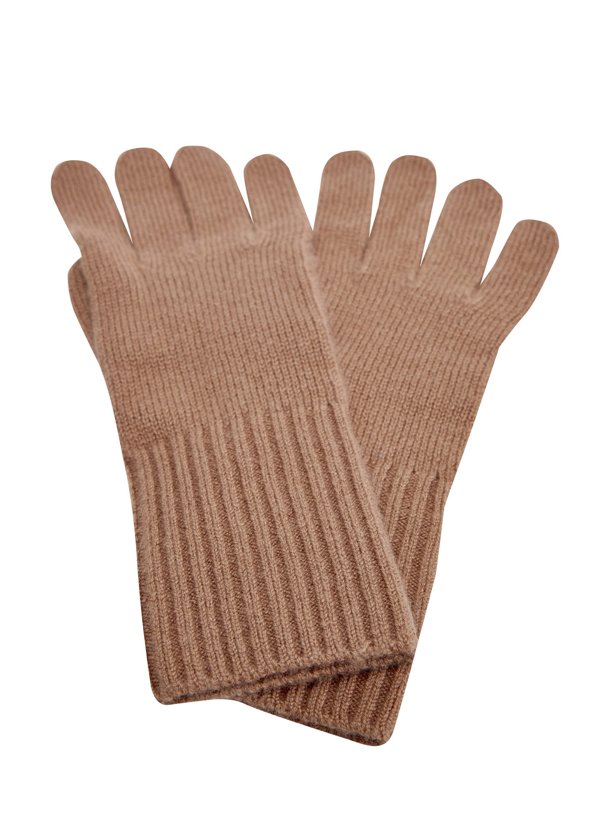 Перчатки из мягкого кашемира с манжетами английской вязки RE VERA, цвет коричневый, размер M;L;XL - фото 2