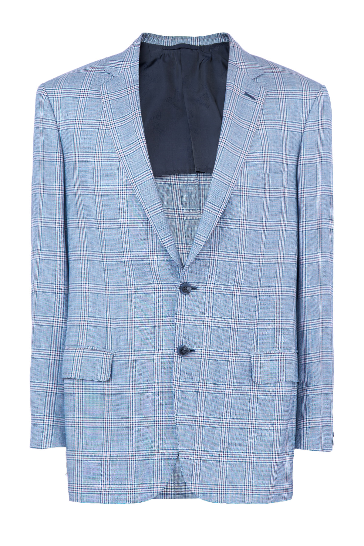 пиджак BRIONI, цвет голубой, размер 54 - фото 1