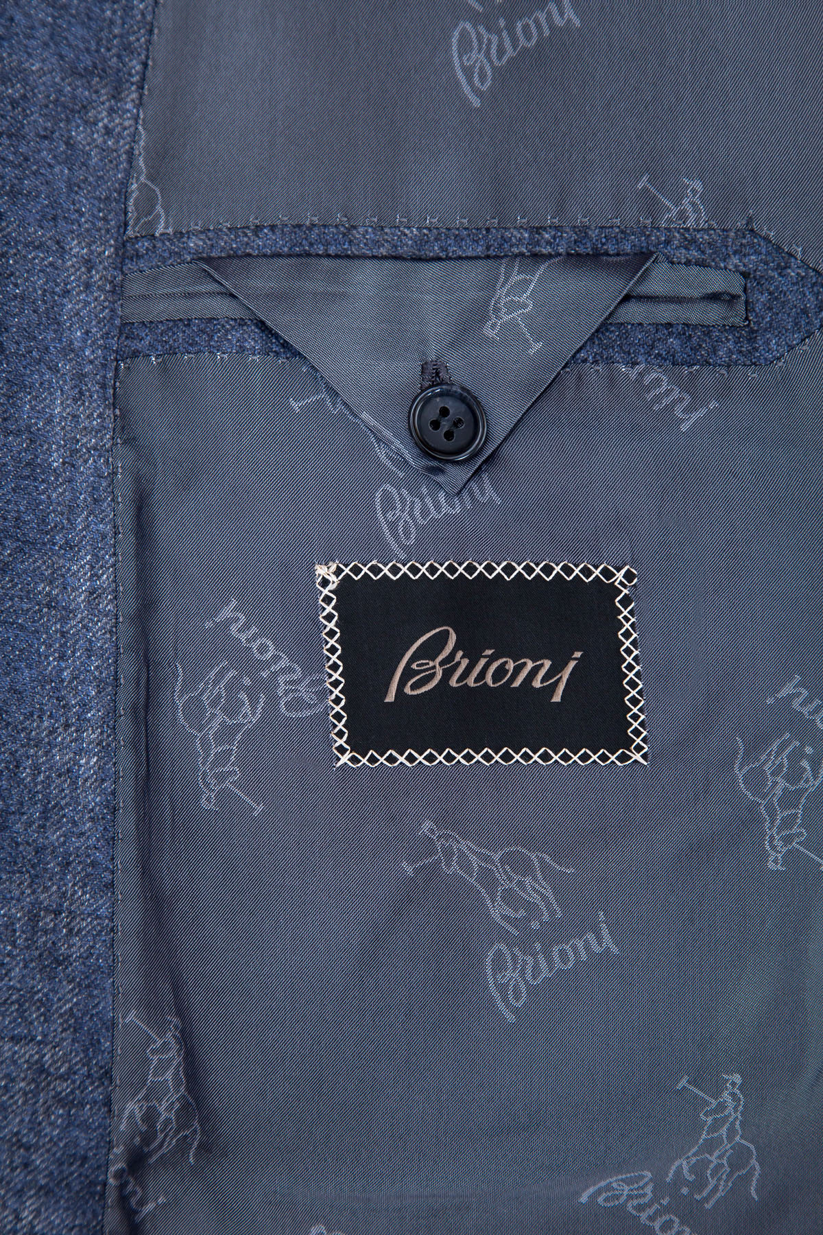 пиджак BRIONI, цвет серый, размер 54 - фото 5