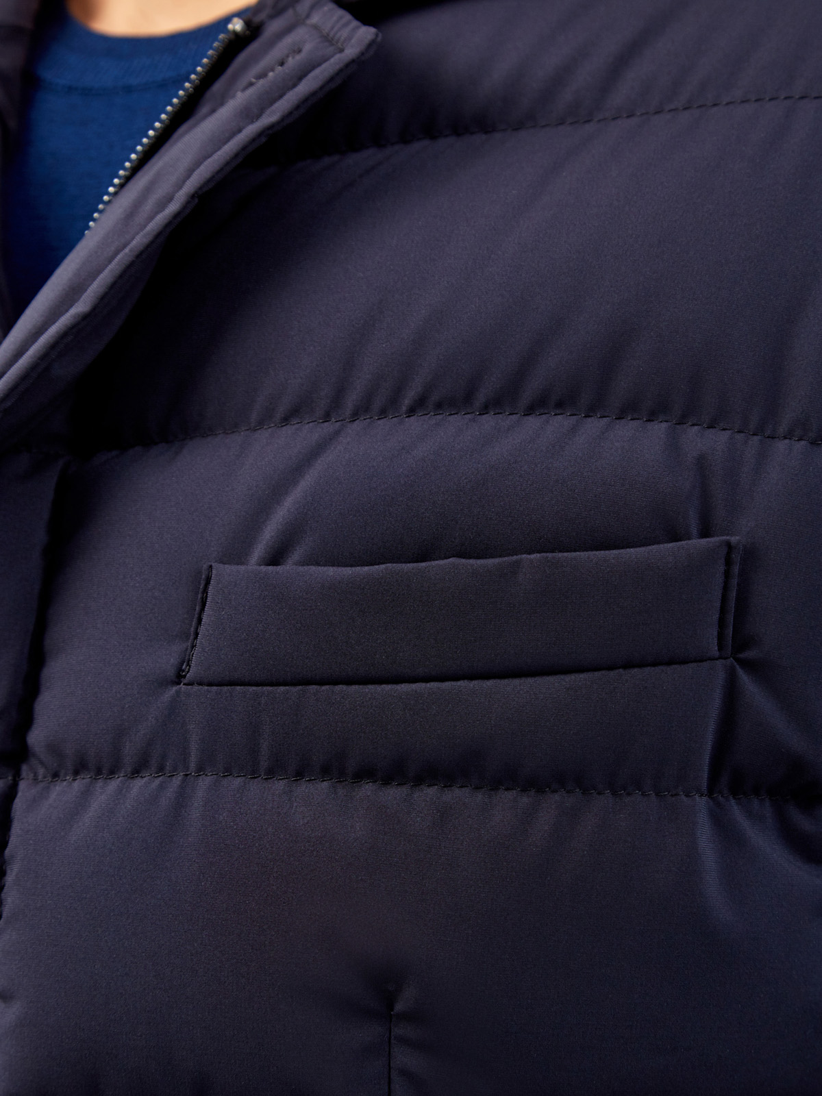 Утепленная куртка из стеганого влагозащитного нейлона CUDGI, цвет синий, размер M;L;XL;3XL;4XL - фото 5