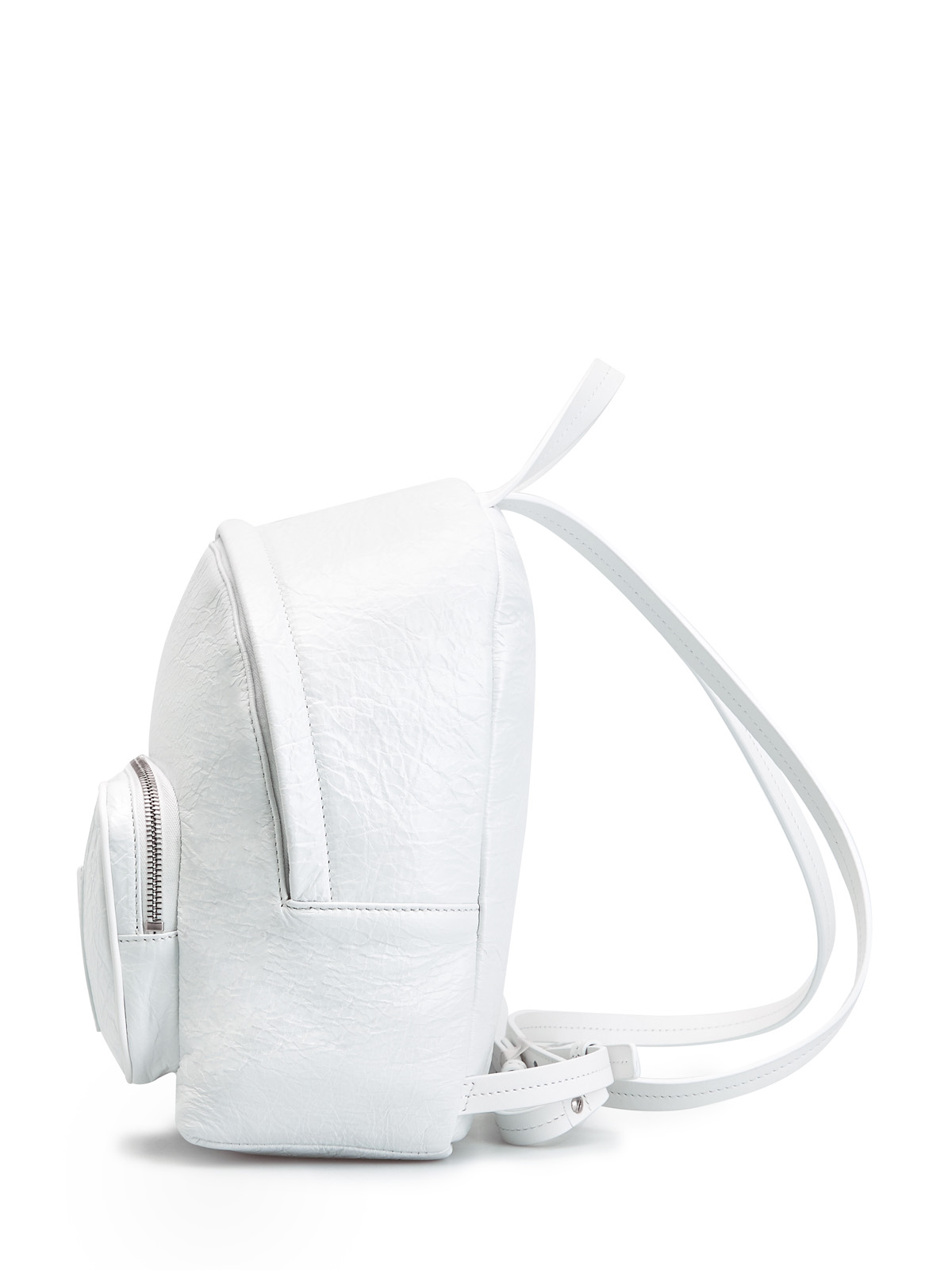 Белый рюкзак из фактурной кожи с логотипом Hands Off OFF-WHITE, размер 36;36.5;37.5;38;38.5;39;40 - фото 4