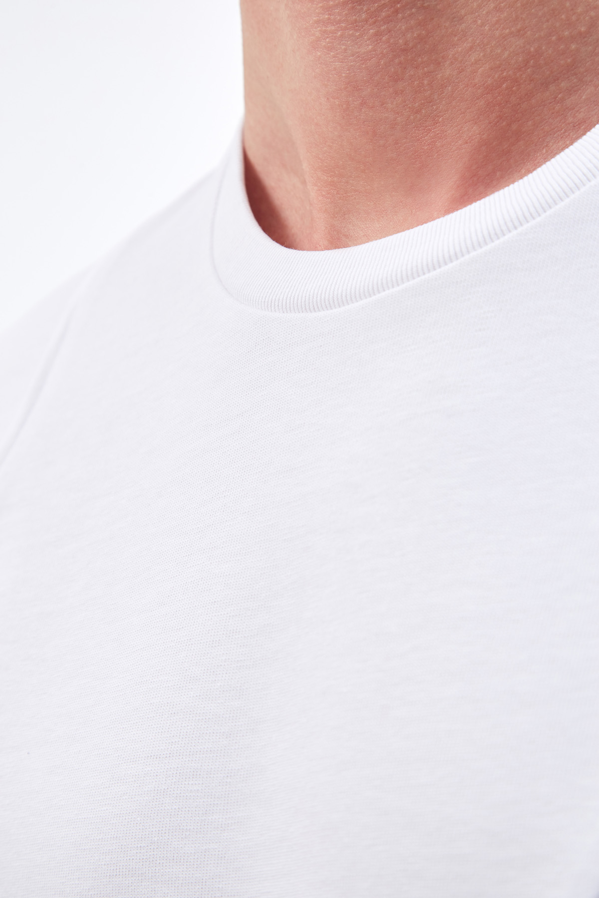 Хлопковая футболка из гладкого джерси с короткими рукавами BIKKEMBERGS, цвет белый, размер XL;M - фото 5