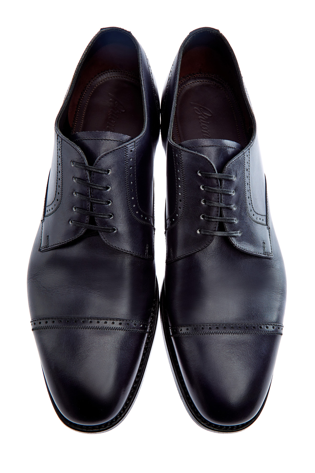 туфли BRIONI, цвет черный, размер 40 - фото 5