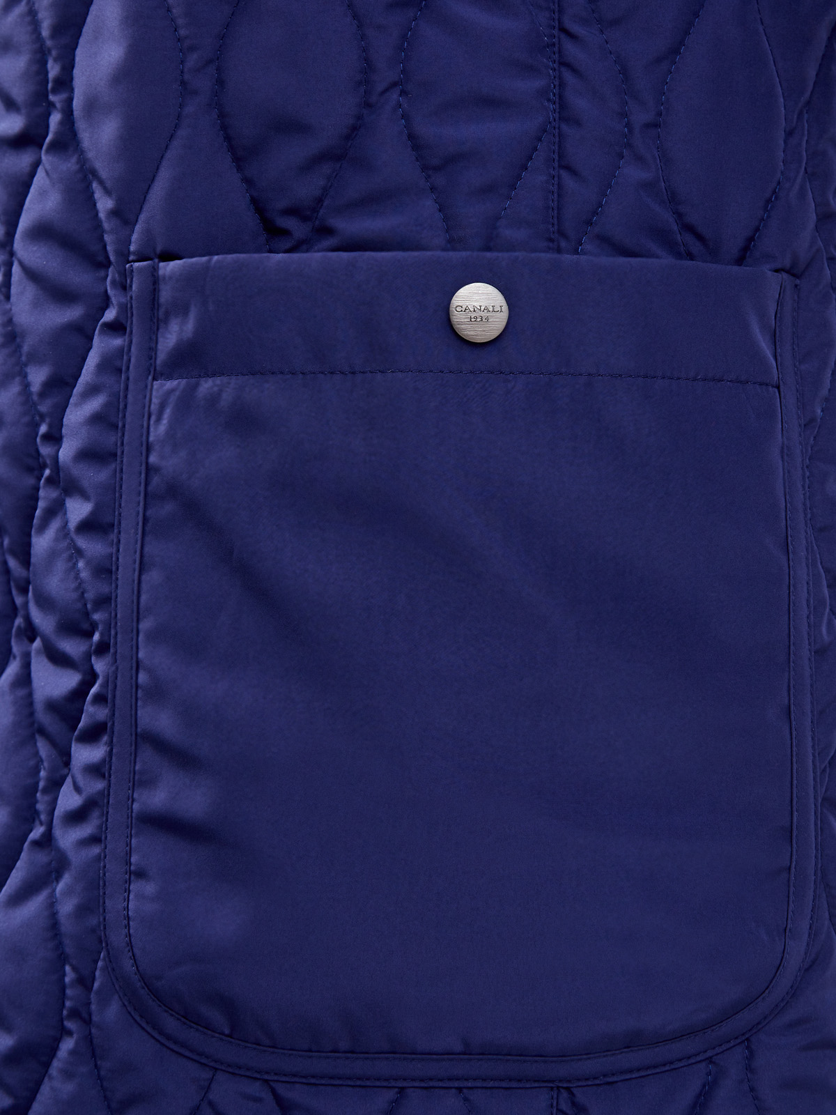 Стеганая куртка из водонепроницаемого нейлона Rain Protection CANALI, цвет синий, размер 52;54;56;58;50 - фото 5