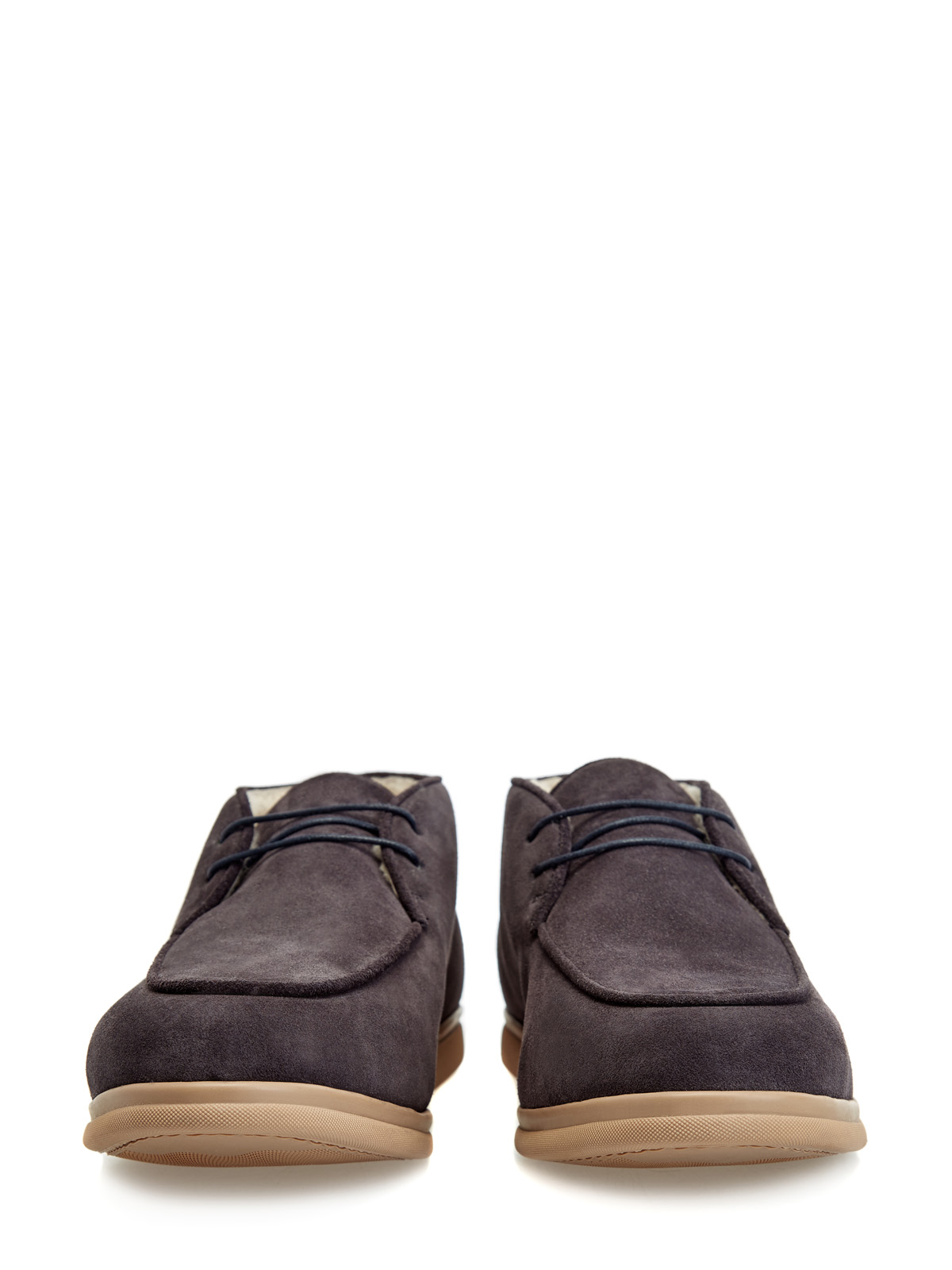 Утепленные ботинки-дезерты из мягкой замши ELEVENTY, цвет серый, размер 40.5;41;41.5;42;43;43.5;44;42.5 - фото 5