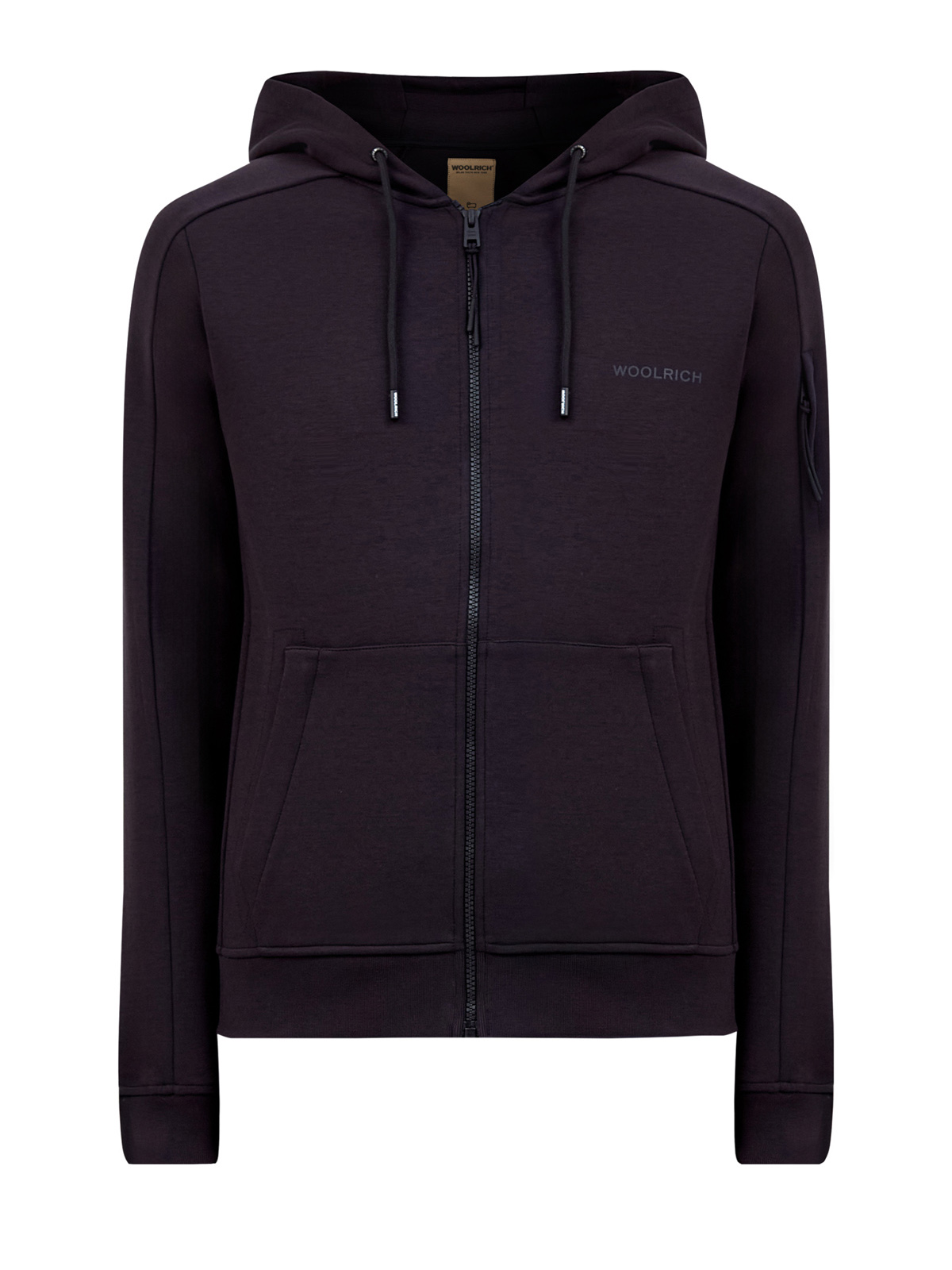 

Хлопковая толстовка со светоотражающим логотипом и капюшоном, Черный, Хлопковая толстовка со светоотражающим логотипом и капюшоном