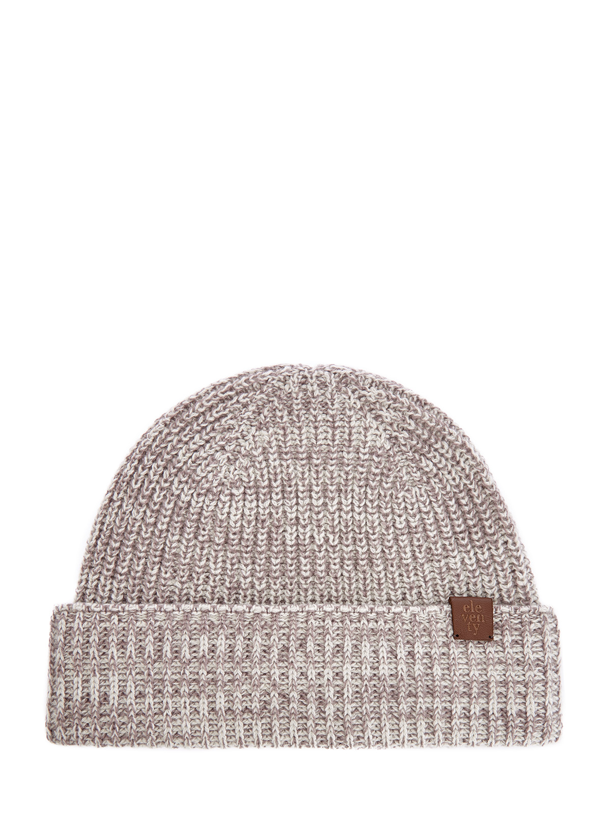 

Теплая шапка фактурной вязки из кашемировой пряжи, Коричневый, Теплая шапка фактурной вязки из кашемировой пряжи