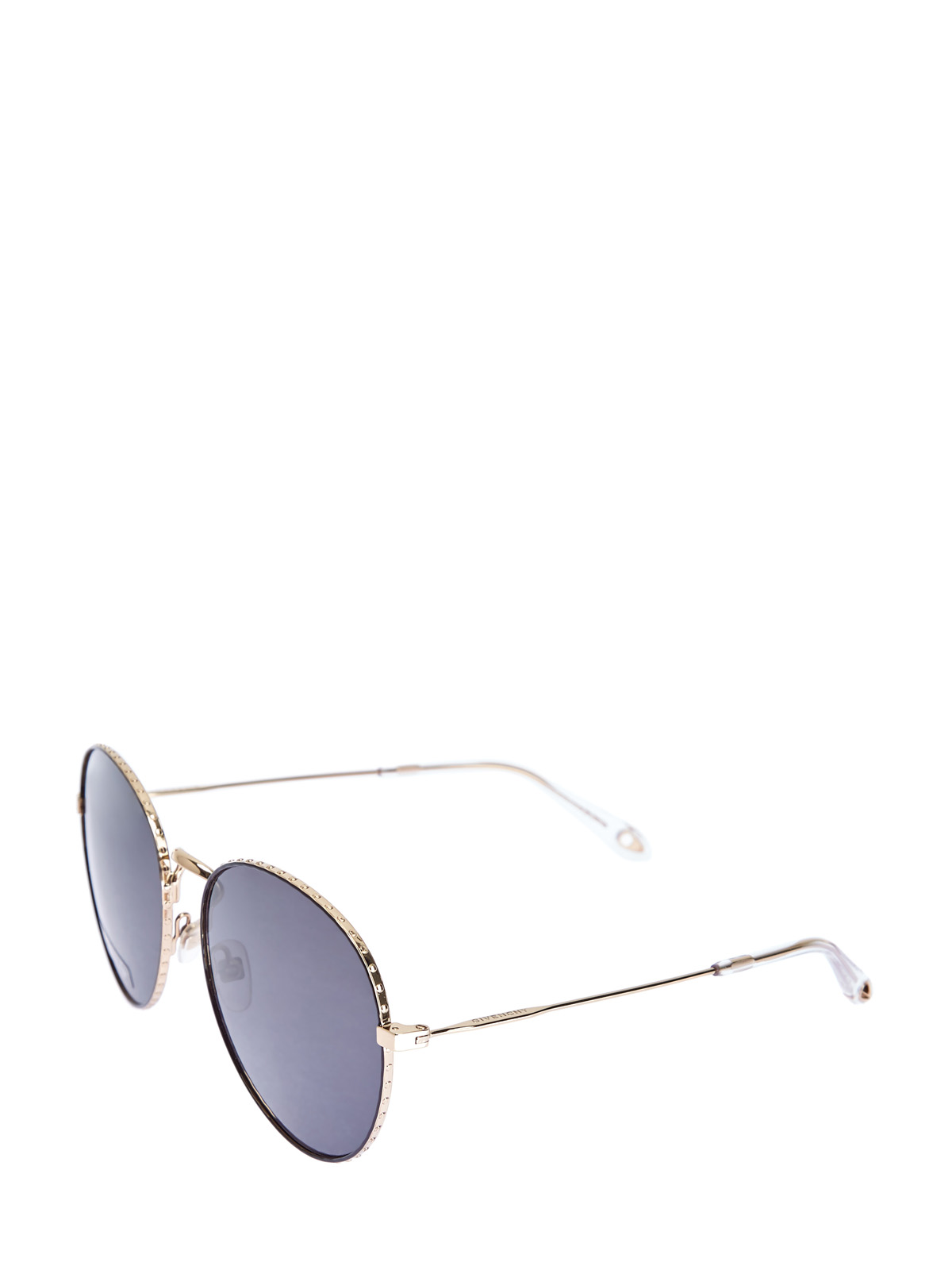 Очки-авиаторы с отделкой из металла золотистого цвета GIVENCHY (sunglasses), размер S;M;L - фото 2