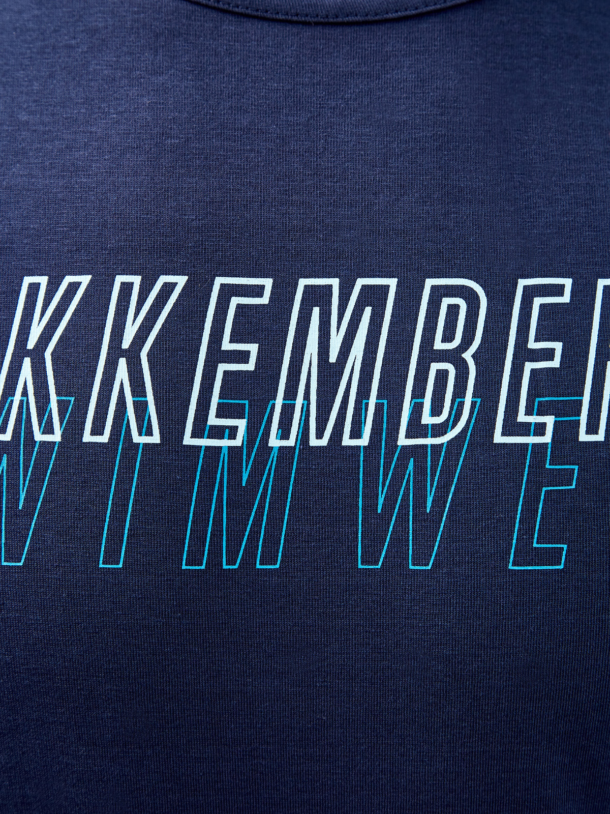 Футболка из натурального хлопка с принтом Swimwear BIKKEMBERGS, цвет синий, размер L;XL;2XL;M - фото 5