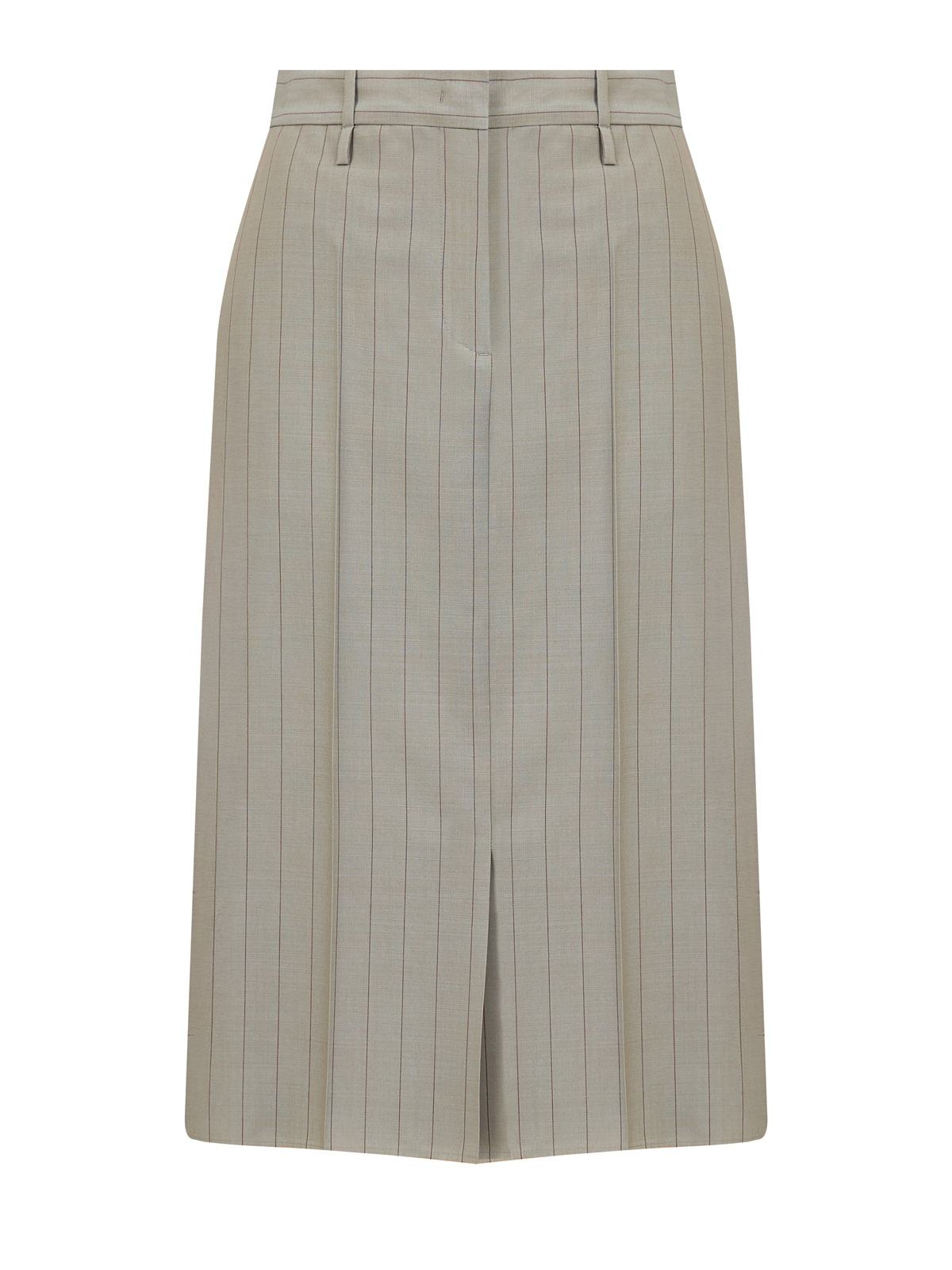 Юбка в полоску с необработанным эффектом и разрезом 199800₽