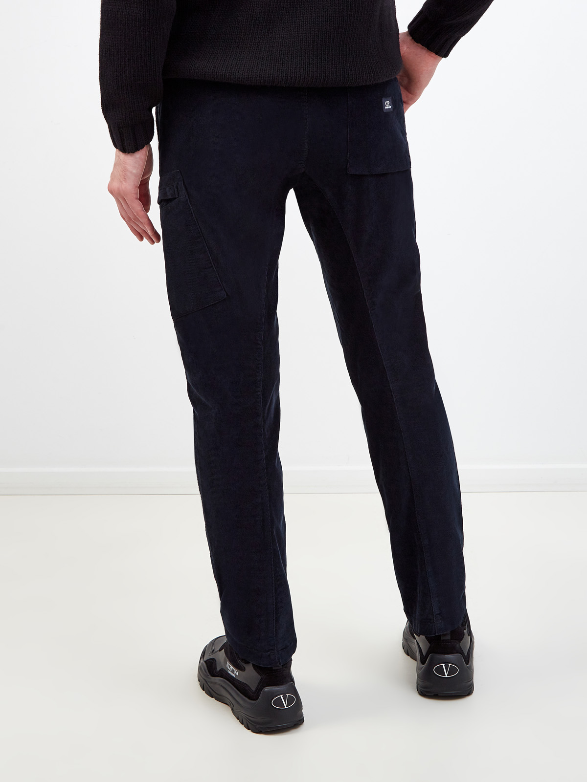 Вельветовые брюки Regular Fit с карманом-карго и линзой C.P.COMPANY, цвет синий, размер M;L;XL;S - фото 4
