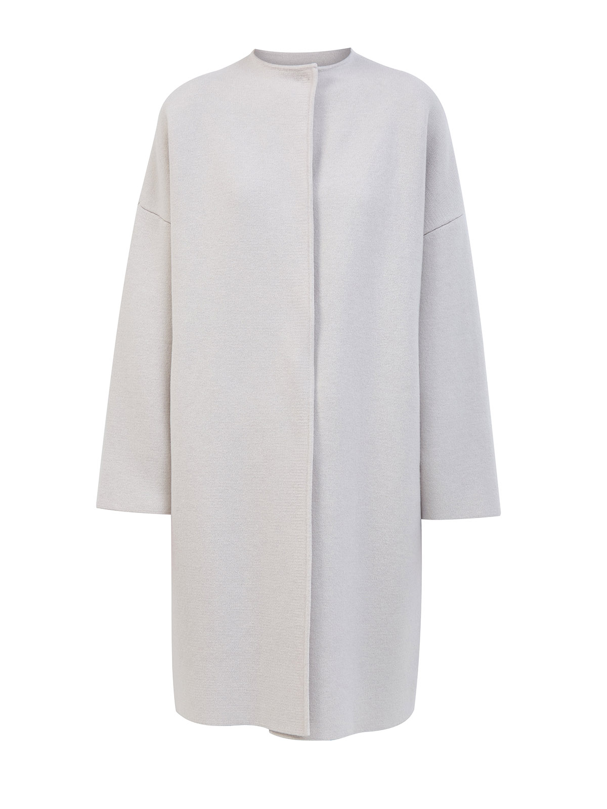 

Свободное пальто ручной работы из кашемира, Белый, Свободное пальто ручной работы из кашемира