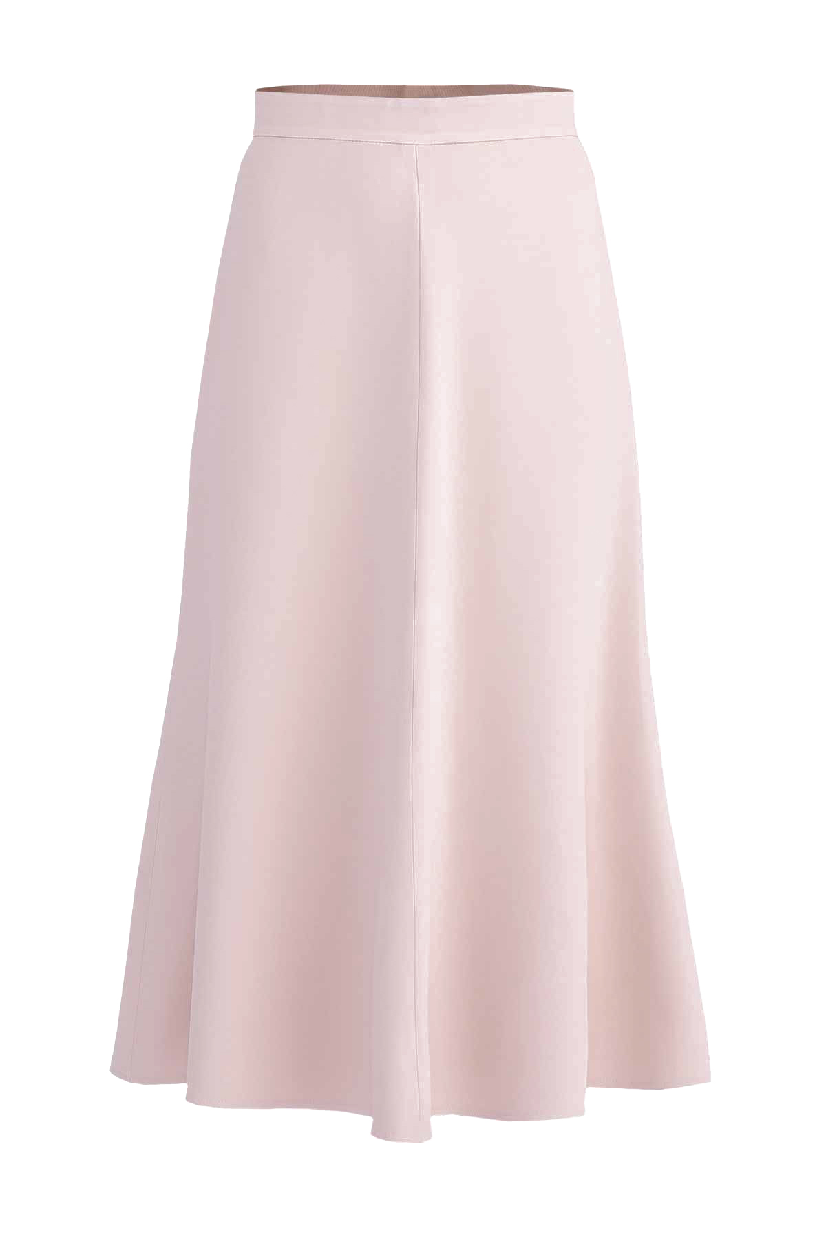 Лаконичная юбка-миди расклешенного кроя ERMANNO SCERVINO, цвет бежевый, размер 46 - фото 1