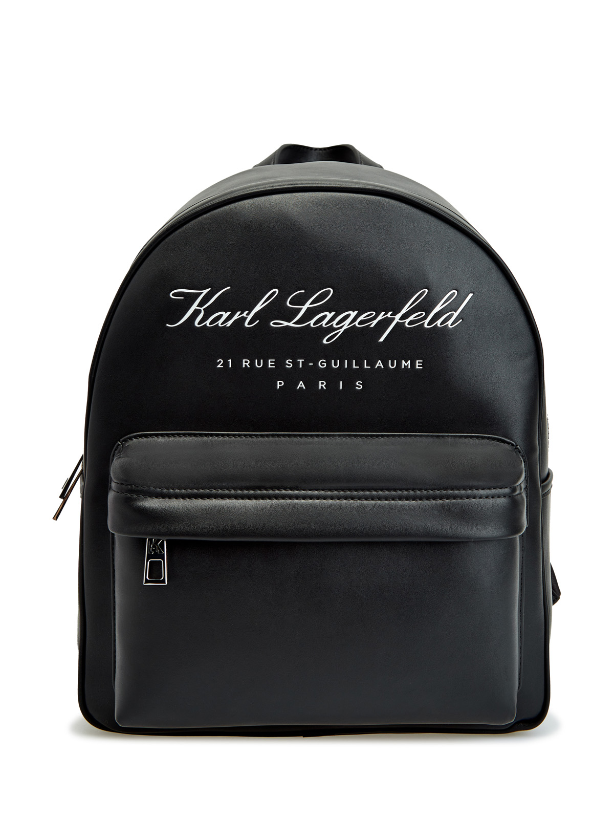 Вместительный рюкзак Rue St-Guillaume из гладкой эко-кожи KARL LAGERFELD, цвет черный, размер 37;38;39;40;41;42 - фото 1