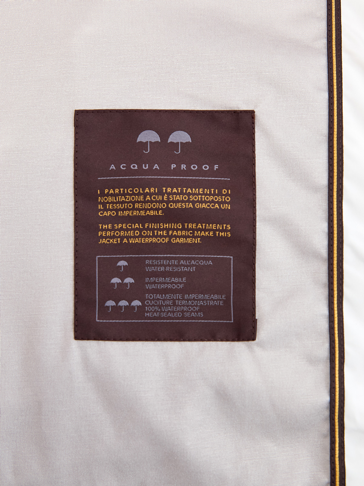 Куртка Jill из водоотталкивающего нейлона с регулируемыми кулисками MOORER, цвет белый, размер 38;40;42;46 - фото 6