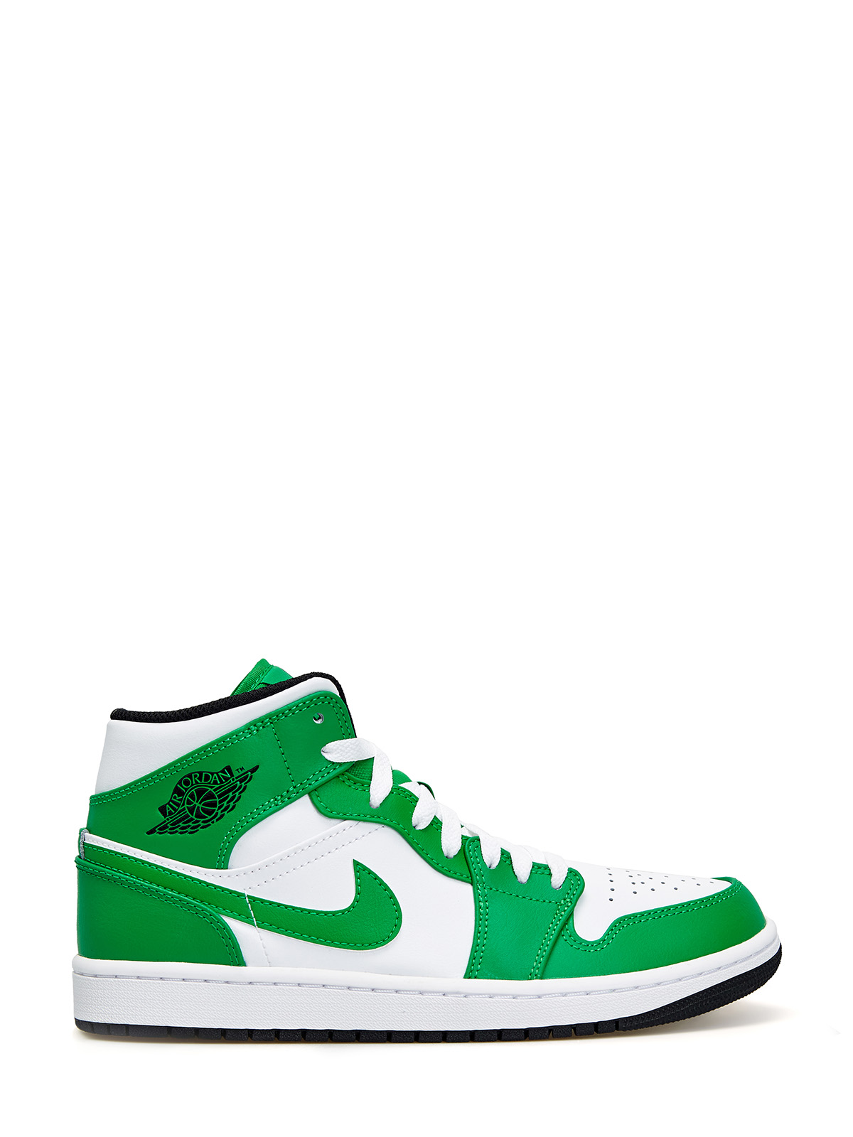 Кроссовки Jordan 1 Mid 'Lucky Green' Jordan, цвет зеленый, размер 46;40 - фото 1