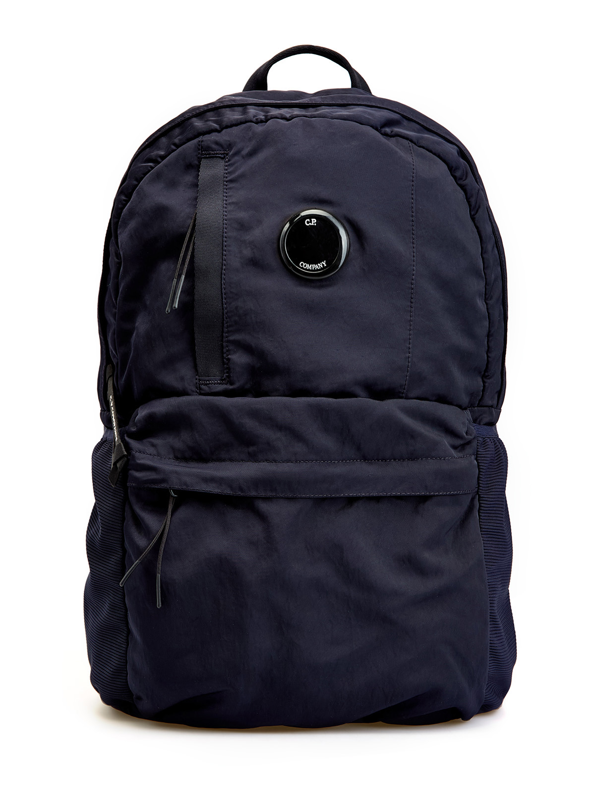 Рюкзак из водостойкого материала Nylon B с фирменной линзой C.P.COMPANY, цвет синий, размер 60;59;58