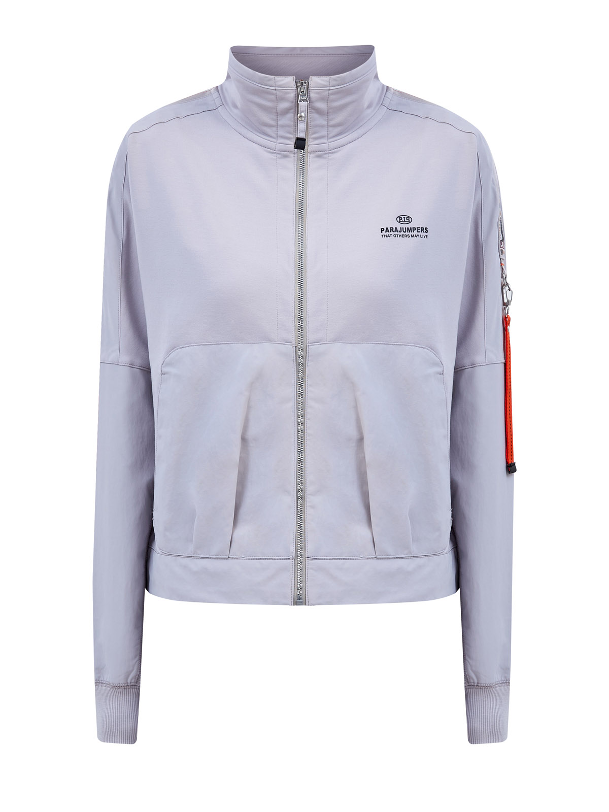 

Толстовка Jadie из гладкого хлопка и матового нейлона с брелоком, Серый, Толстовка Jadie из гладкого хлопка и матового нейлона с брелоком