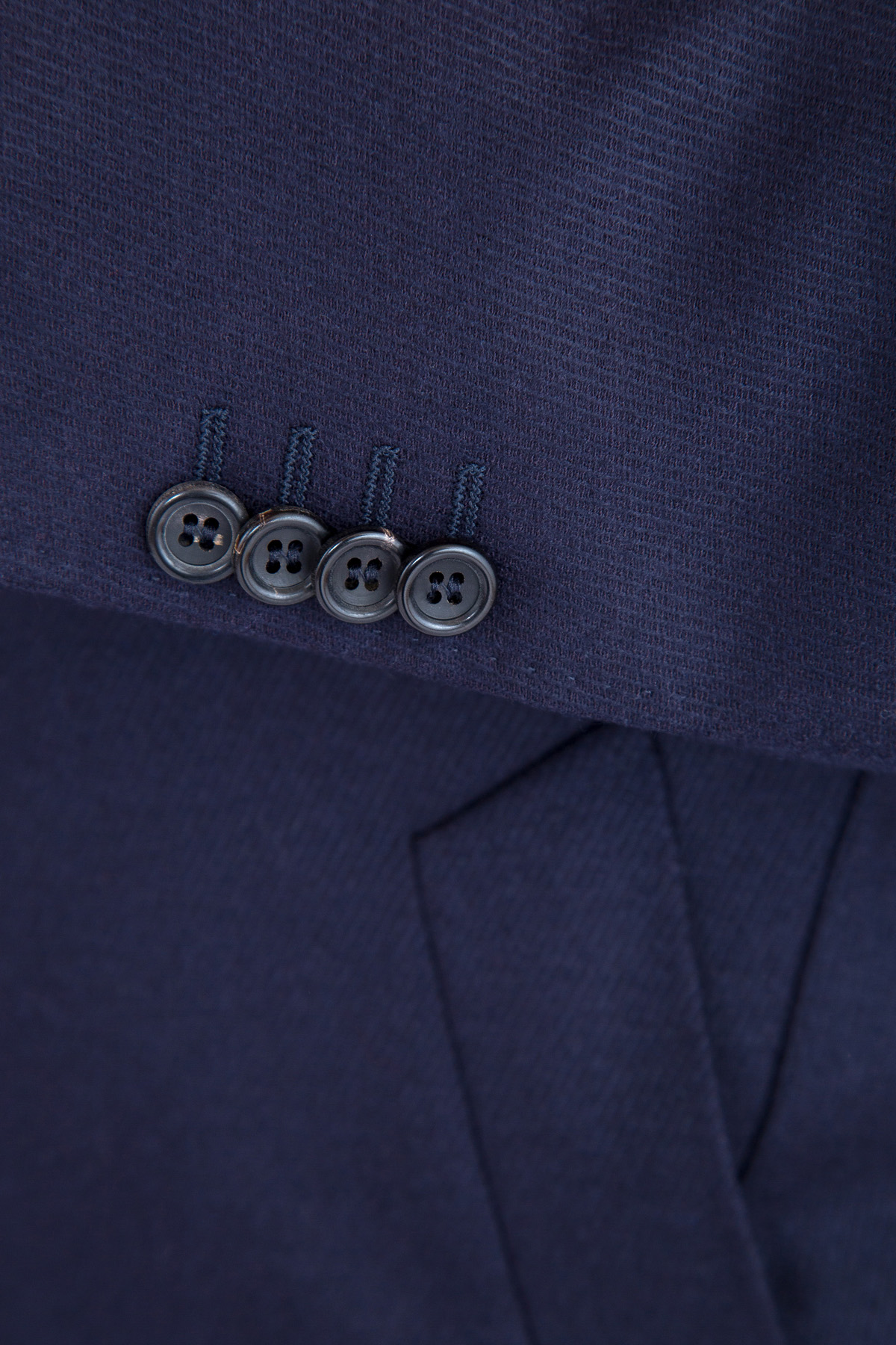 Пальто Kei ручной работы из шерстяной ткани CANALI, цвет синий, размер 48;50;54 - фото 5