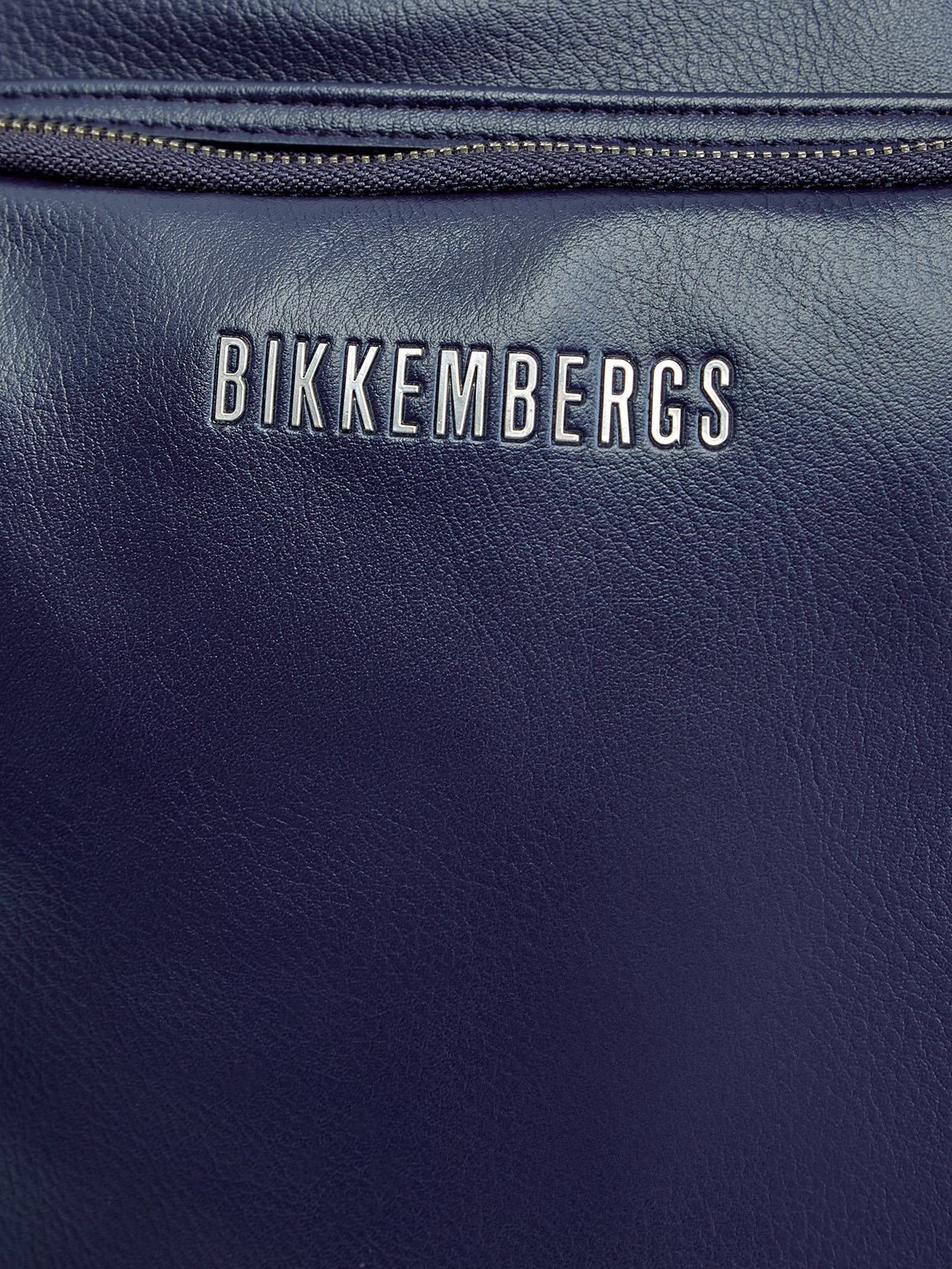 Мессенджер из эко-кожи с плечевым ремнем BIKKEMBERGS, цвет синий, размер M - фото 5
