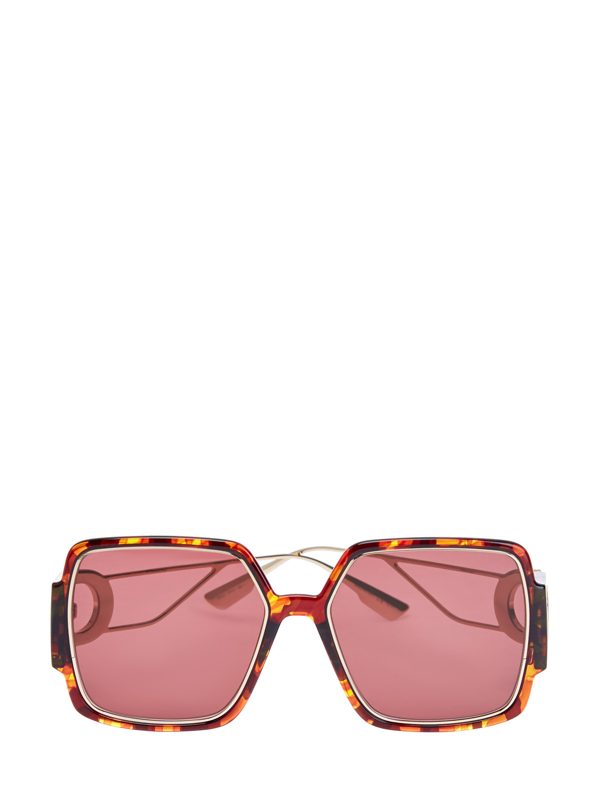 Oversize-очки 30Montaigne2 в стиле 70-х DIOR (sunglasses) women, цвет коричневый, размер 5;5.5;6;6.5;7;7.5;8;9;10