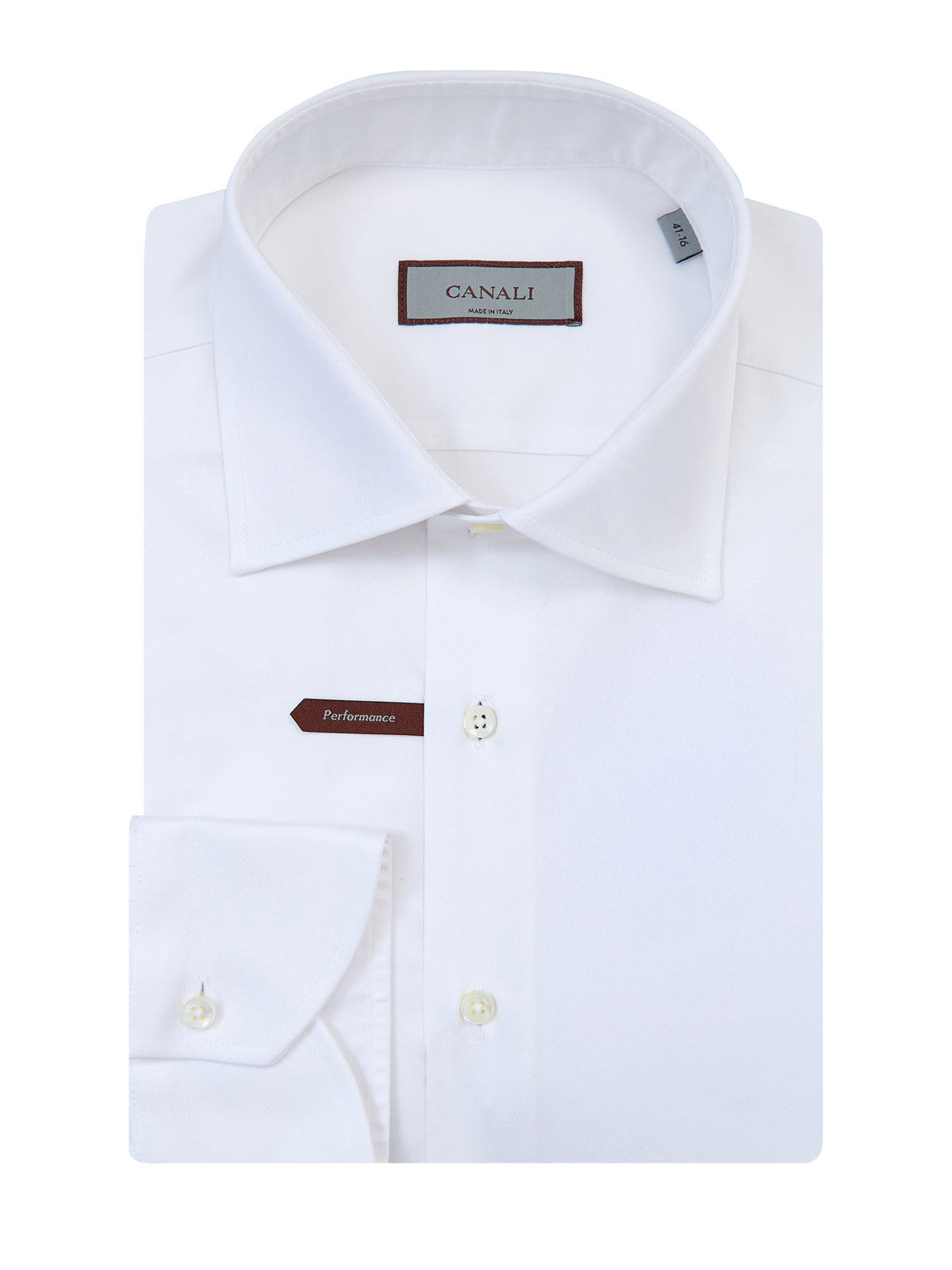 

Рубашка Performance из эластичного хлопкового твила, Белый, Рубашка Performance из эластичного хлопкового твила